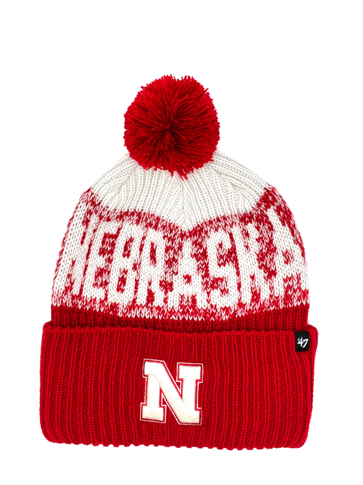 '47 Woven Nebraska Huskers Pom Beanie