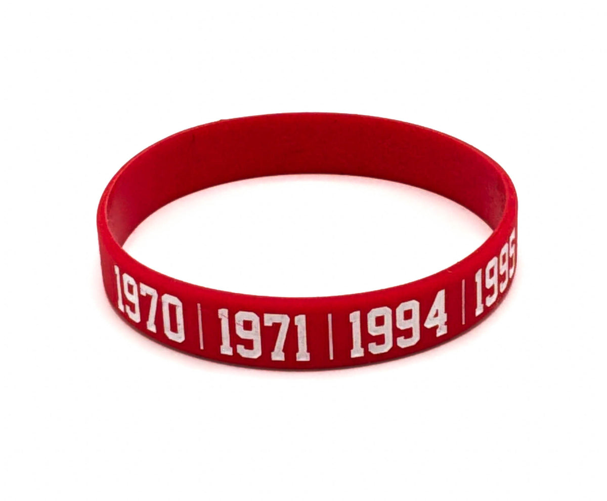 Huskers Rubber Bracelets