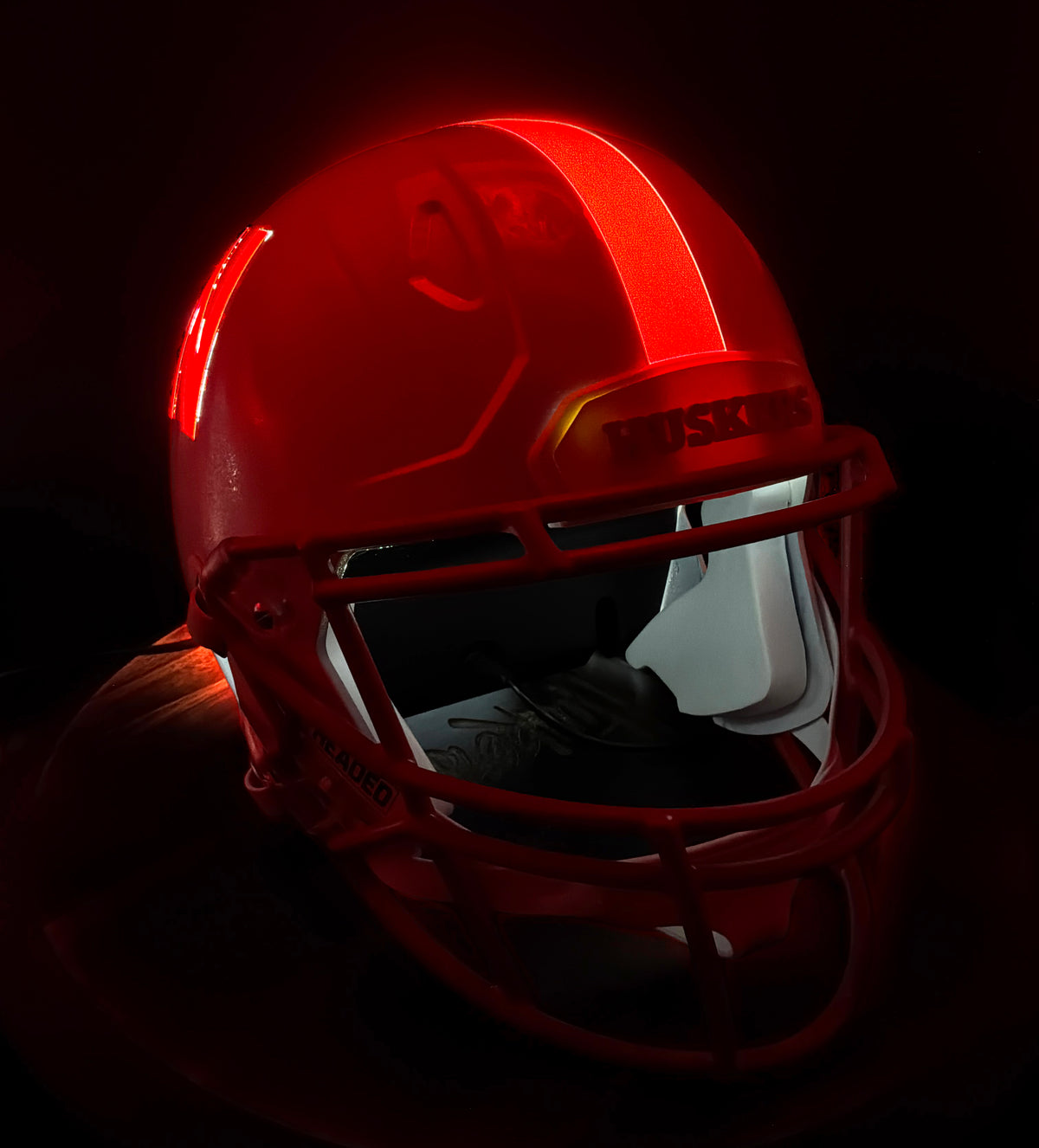 Illuminated Lightheaded Helmet University of Nebraska