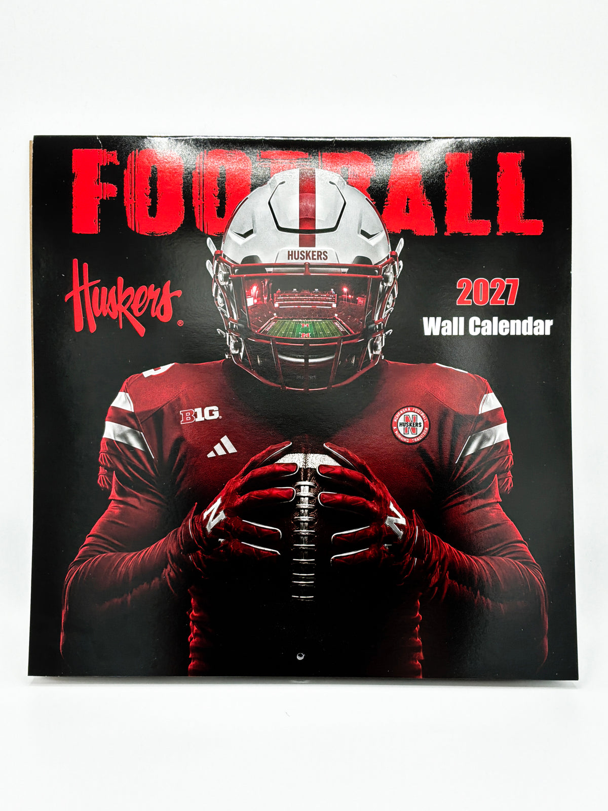 2027 Football Wall Calendar Nebraska Cornhuskers