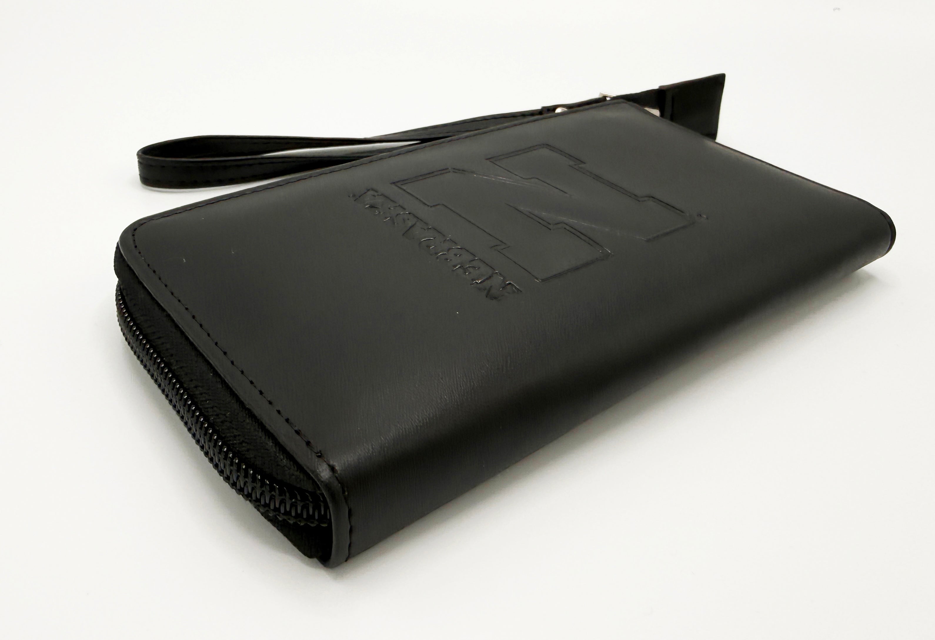 Black Embossed Wristlet Wallet - Nebraska Cornhuskers
