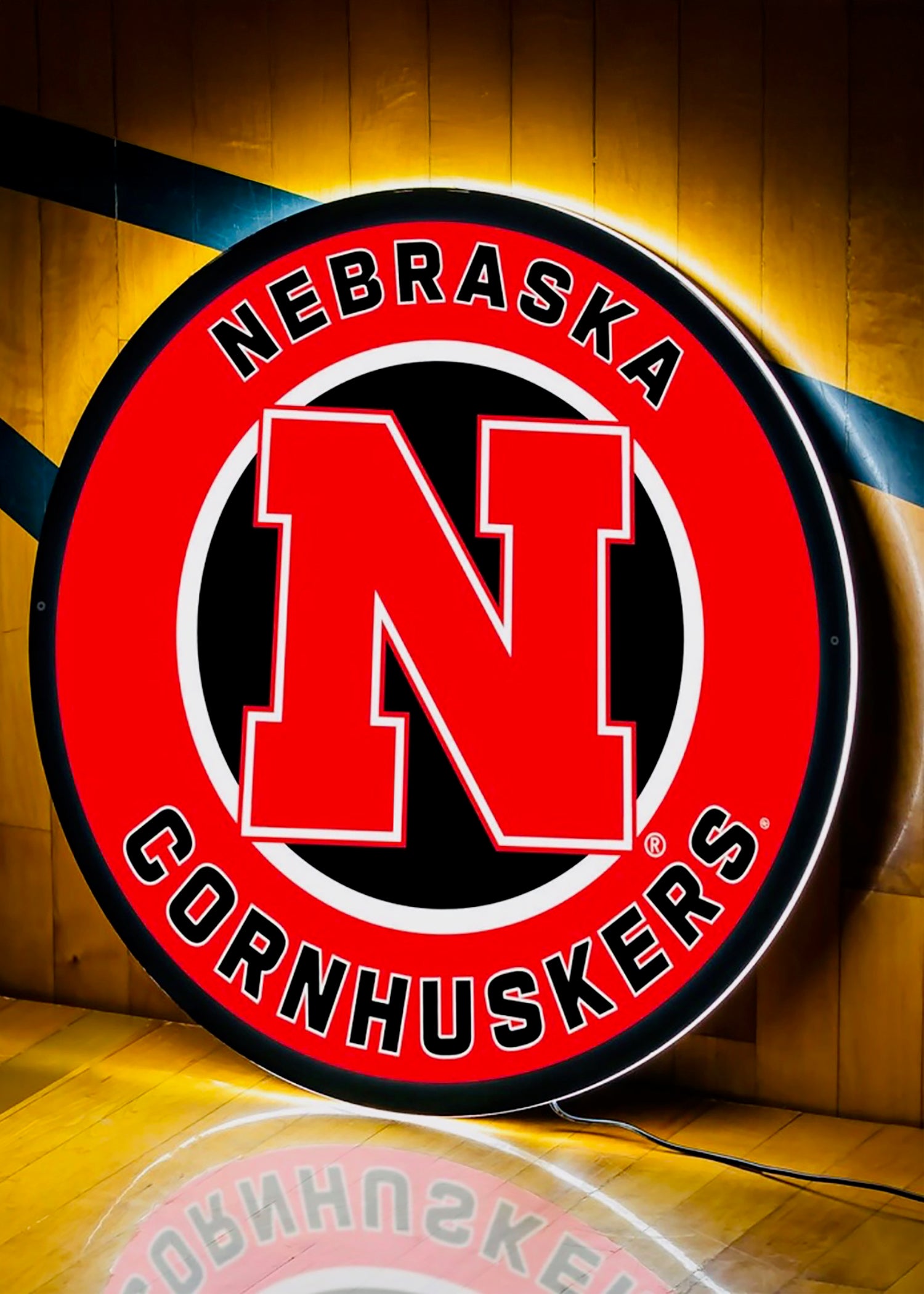 Round “N” Emblem Lighted Wall Sign