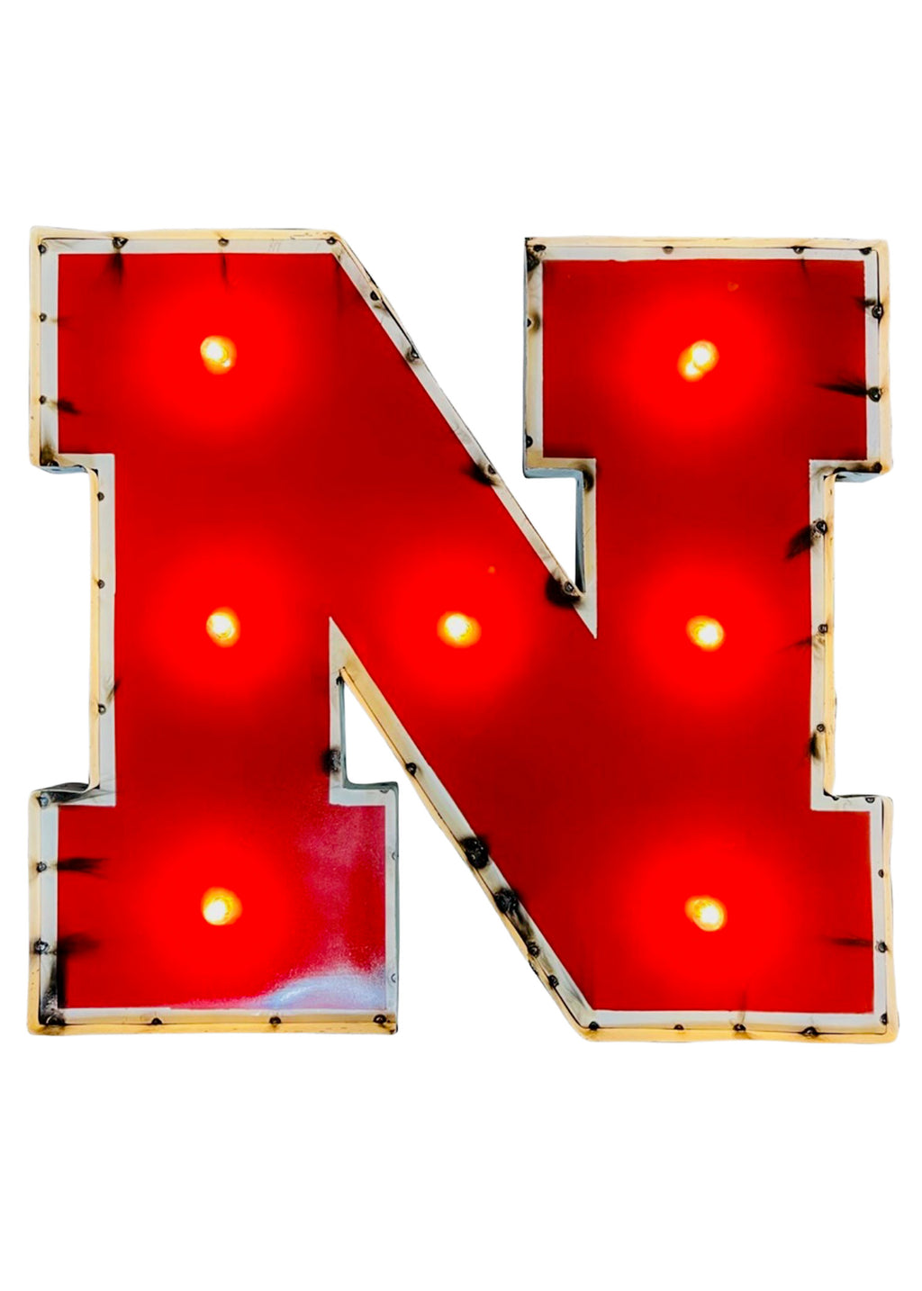 Red “N” Marquee Light Sign