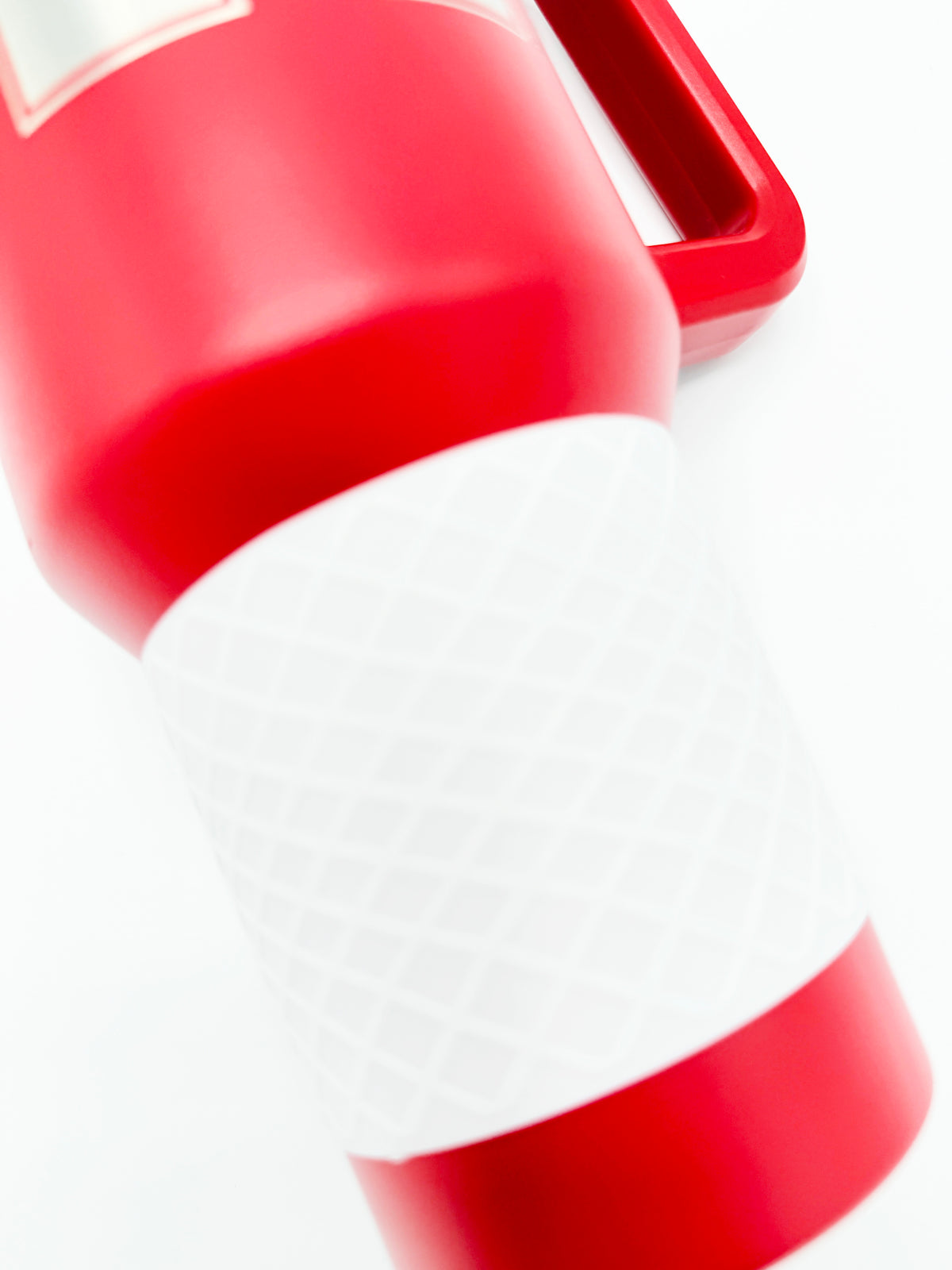 Silicone Grip Red Handled Tumbler - Nebraska Cornhuskers