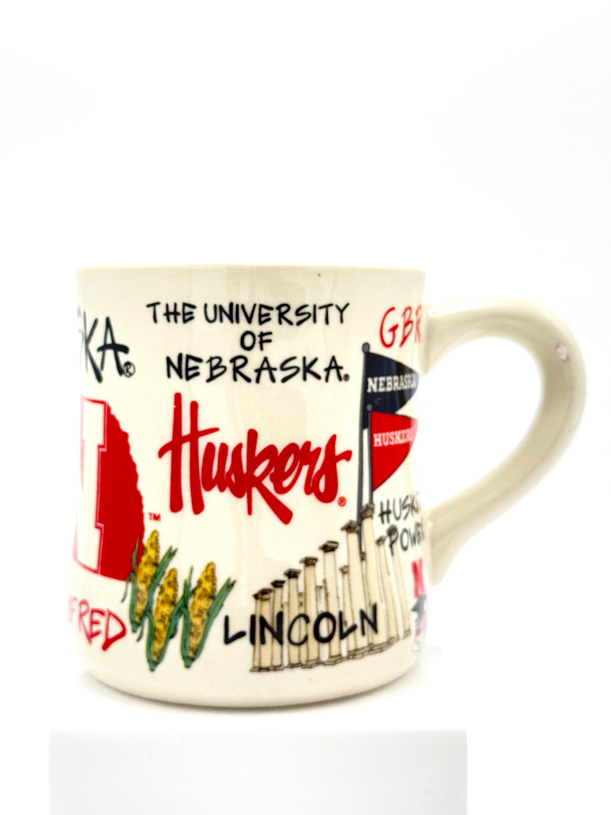 Pattern Mug 20oz - Nebraska Cornhuskers