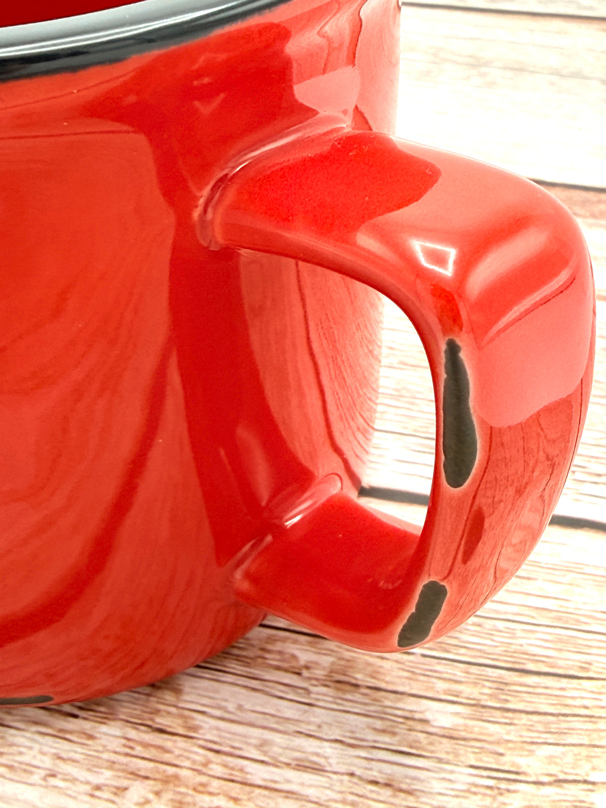 Rustic Worn Mug Nebraska Cornhuskers