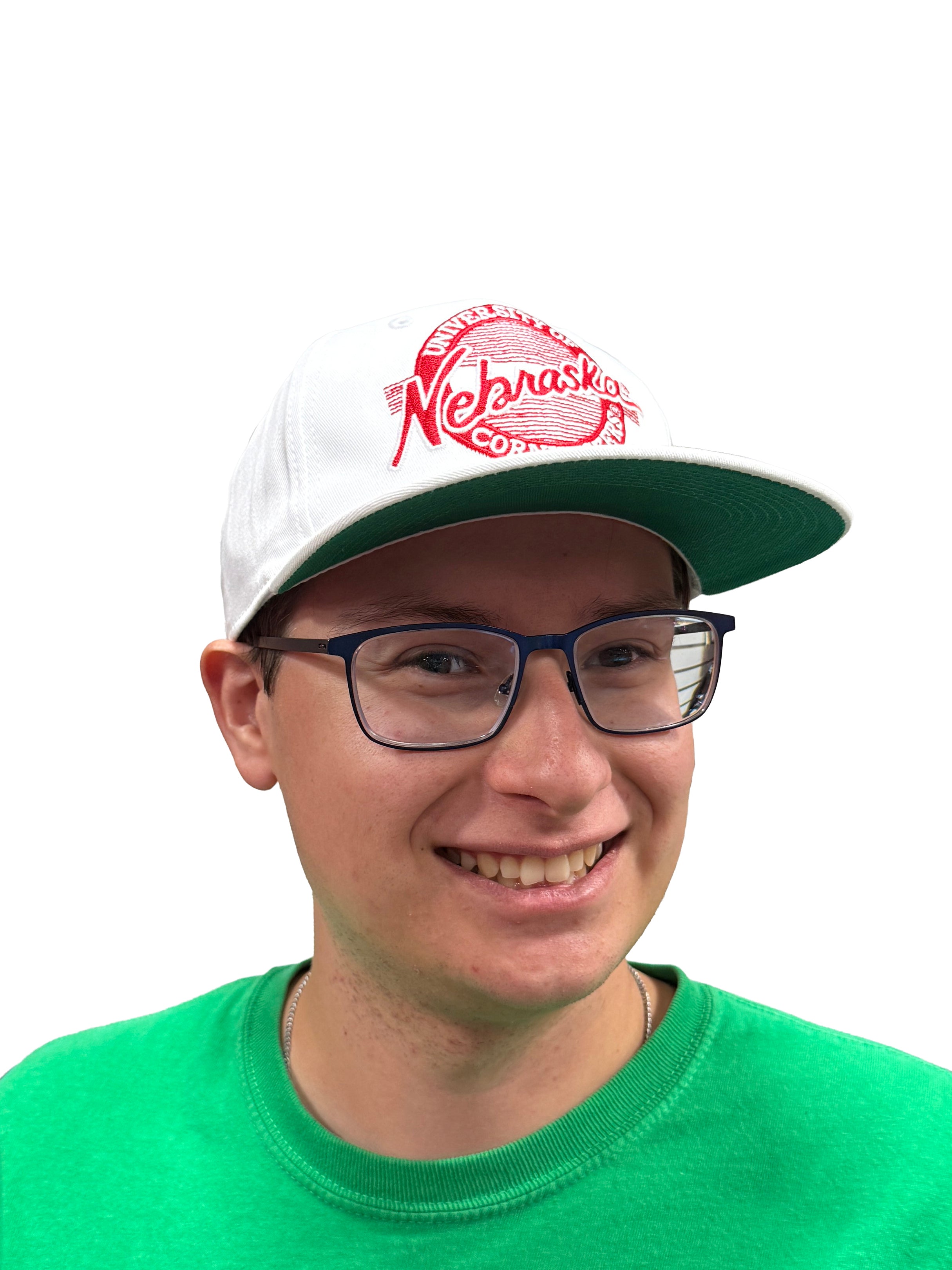 Nebraska Huskers Vintage Script Snapback Hat