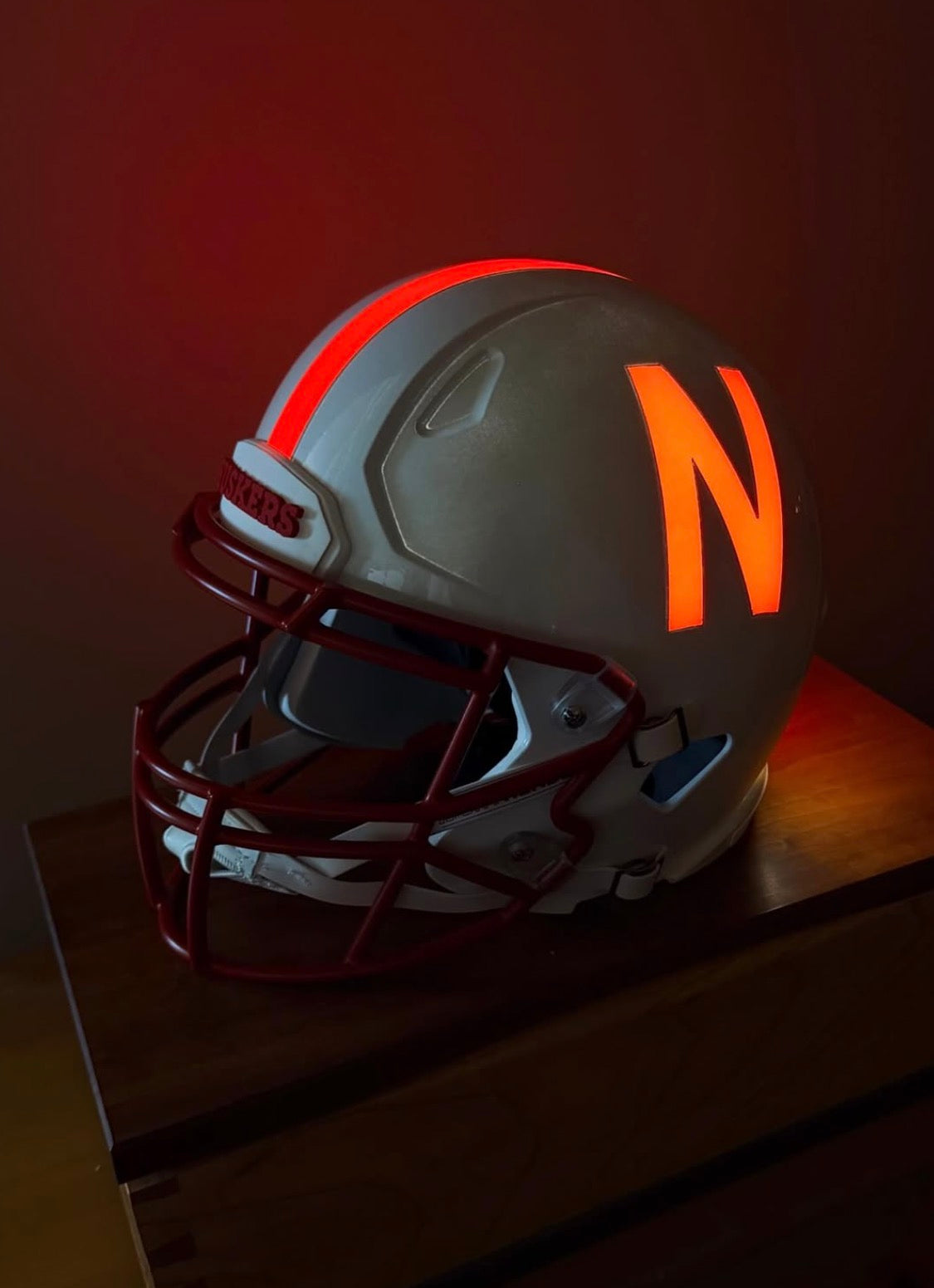 Illuminated Lightheaded Helmet University of Nebraska