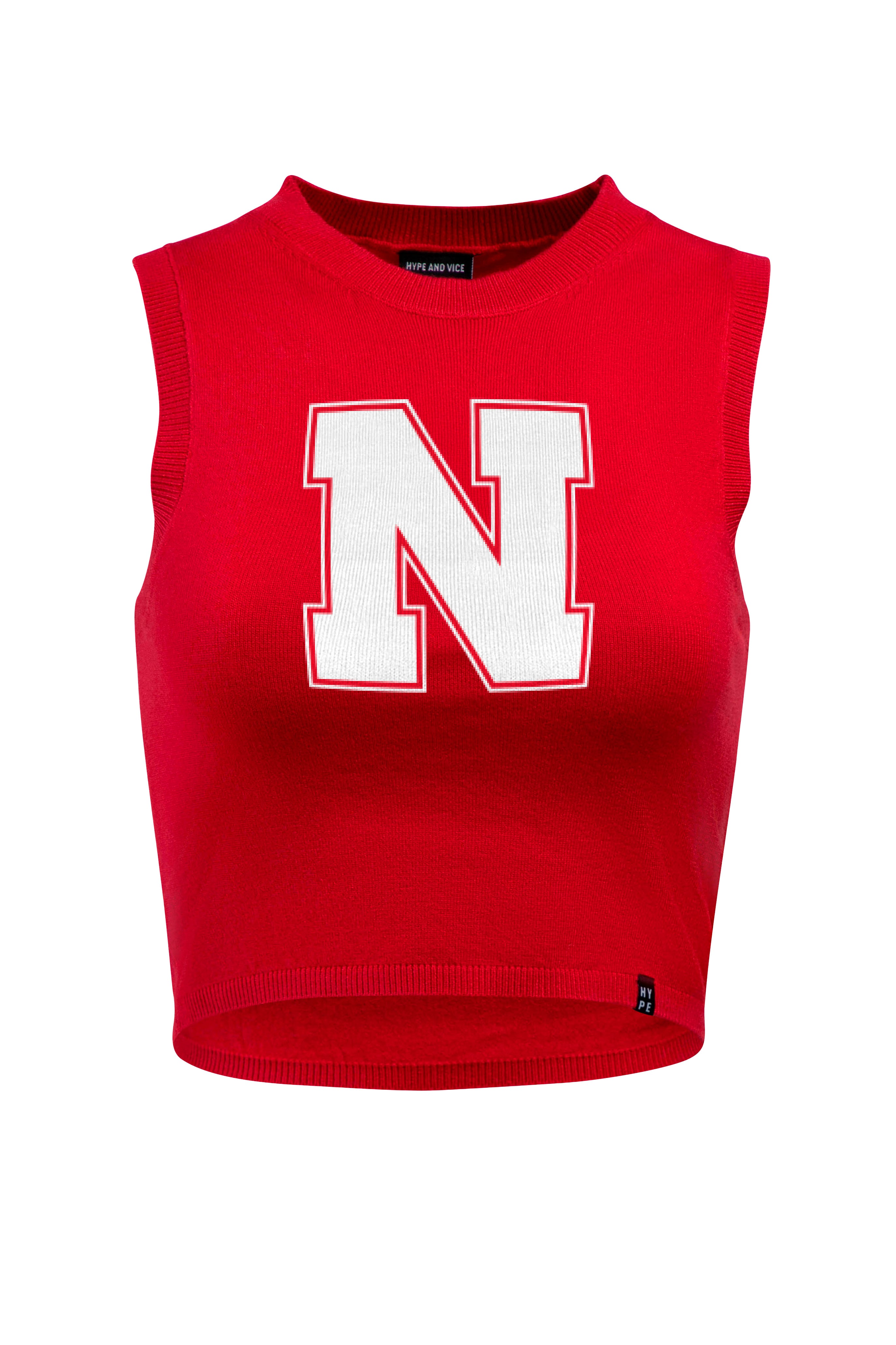 Ivy Knitted Tank by Hype & Vice - Nebraska Cornhuskers