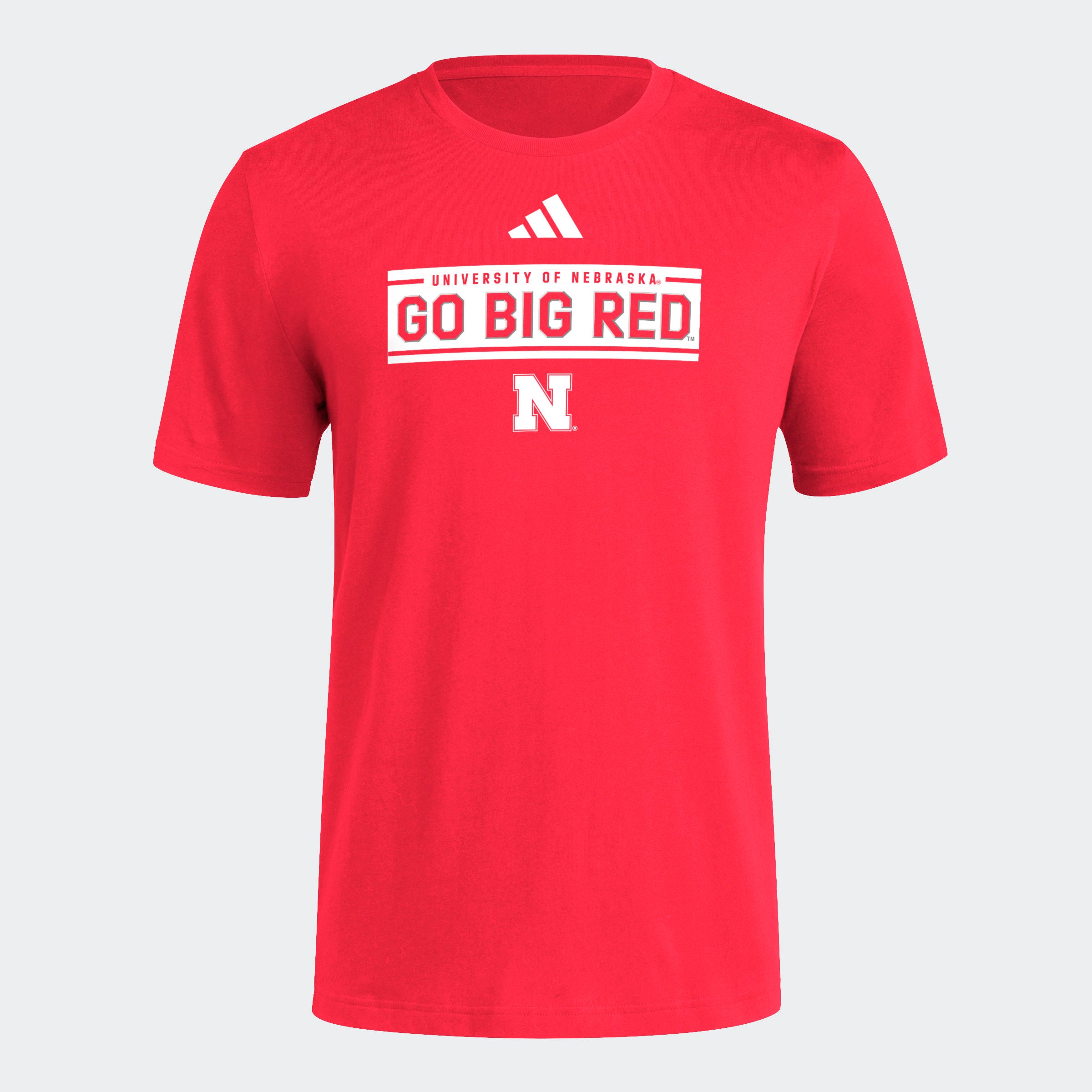 Adidas Men's HOB Cotton Go Big Red Short Sleeve