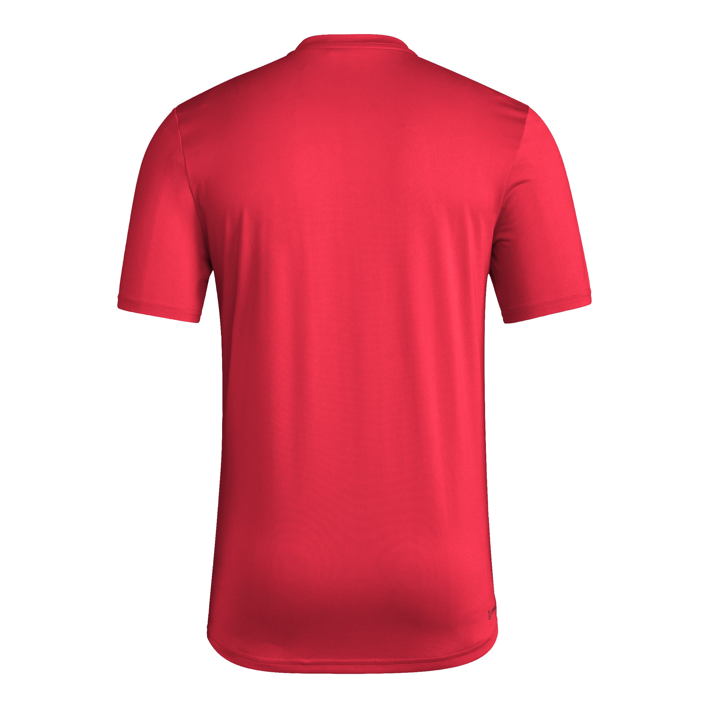 Red Adidas Men's Pregame Baseball Short Sleeve Tee- Nebraska Cornhuskers