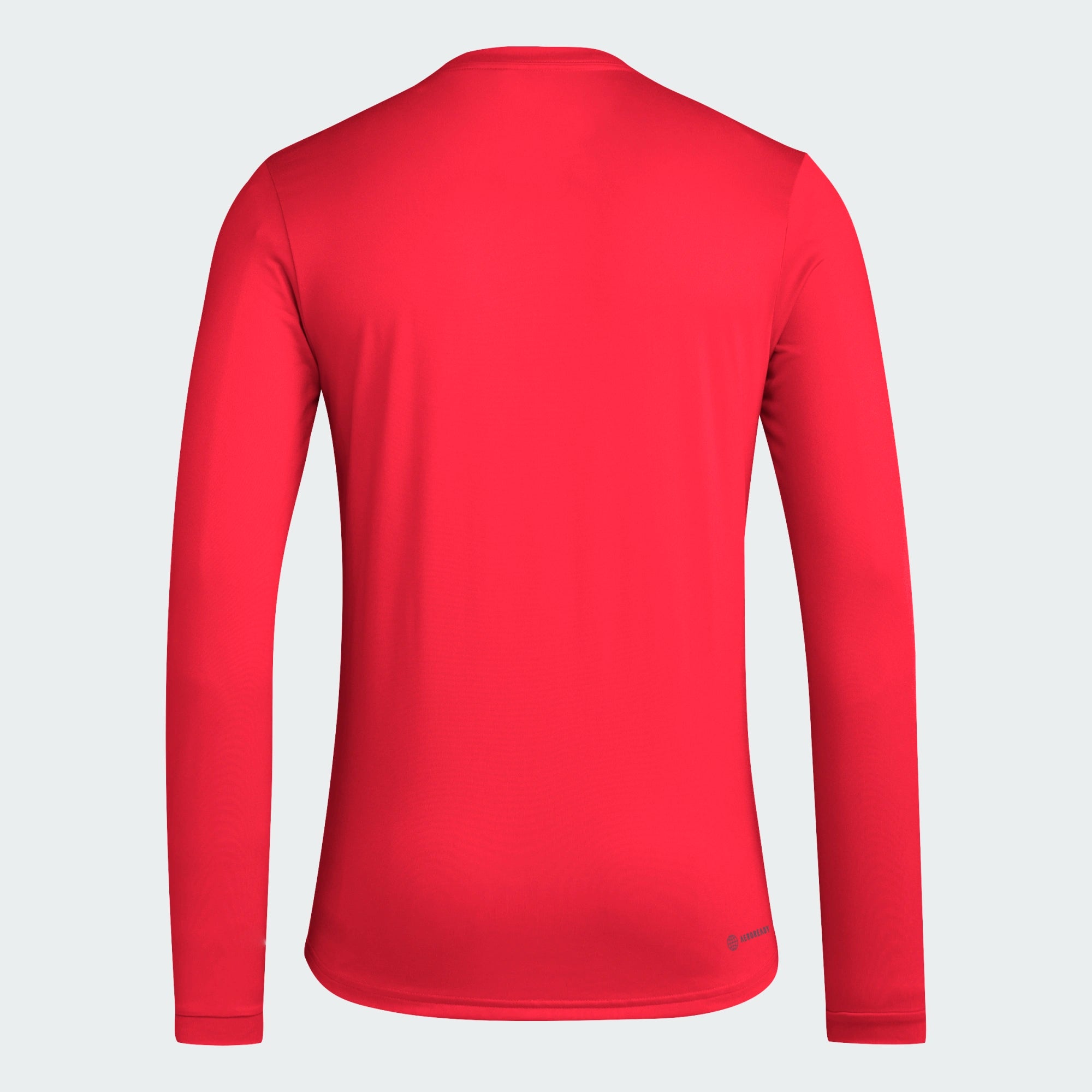 ADIDAS NEBRASKA CORNHUSKERS RED LOCKER BASKETBALL LONG SLEEVE T SHIRT