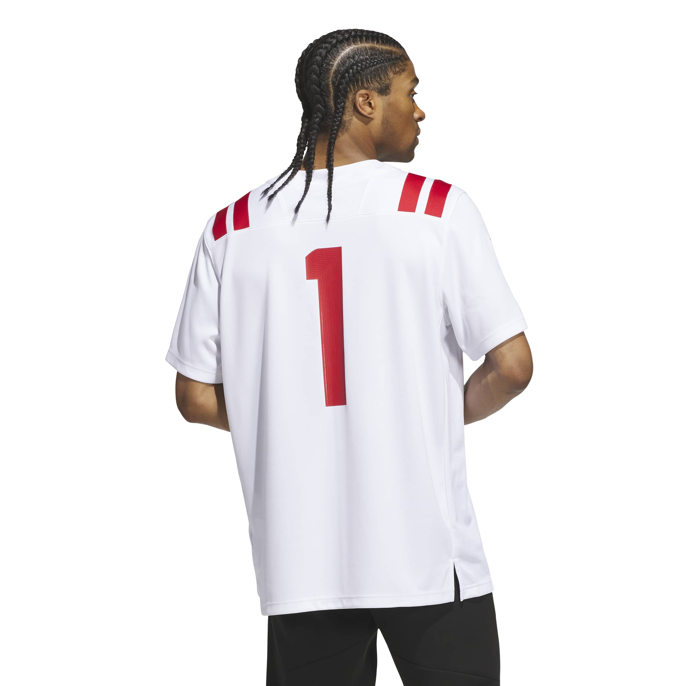 2026 White Adidas Premier Nebraska Away Jersey - Nebraska Cornhuskers