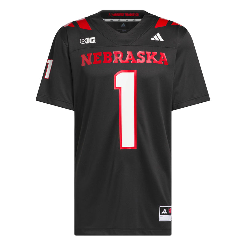 PRE-ORDER Adidas 2026 BLACKOUT Strategy Jersey - Nebraska Cornhuskers