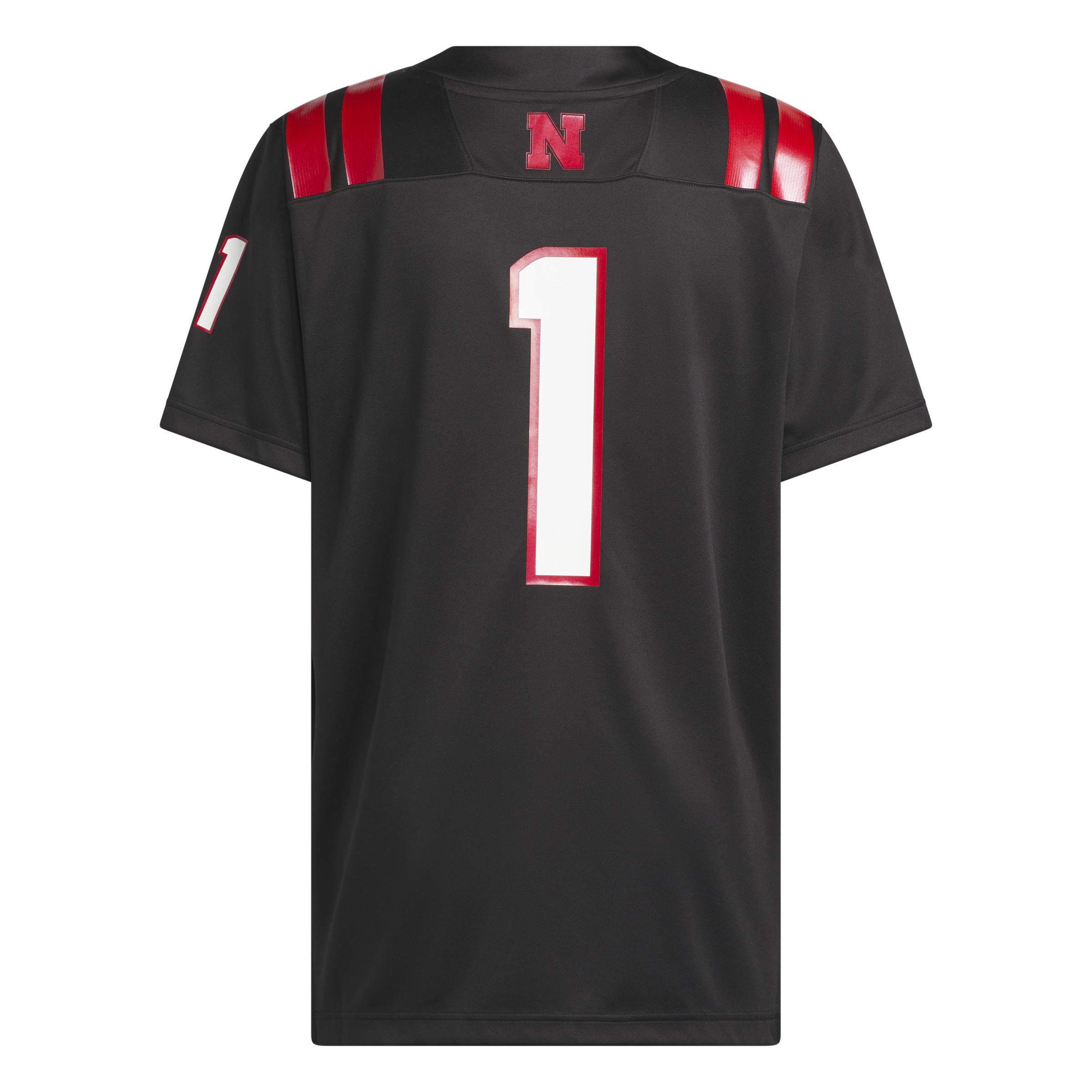 PRE-ORDER Adidas 2026 BLACKOUT Strategy Jersey - Nebraska Cornhuskers