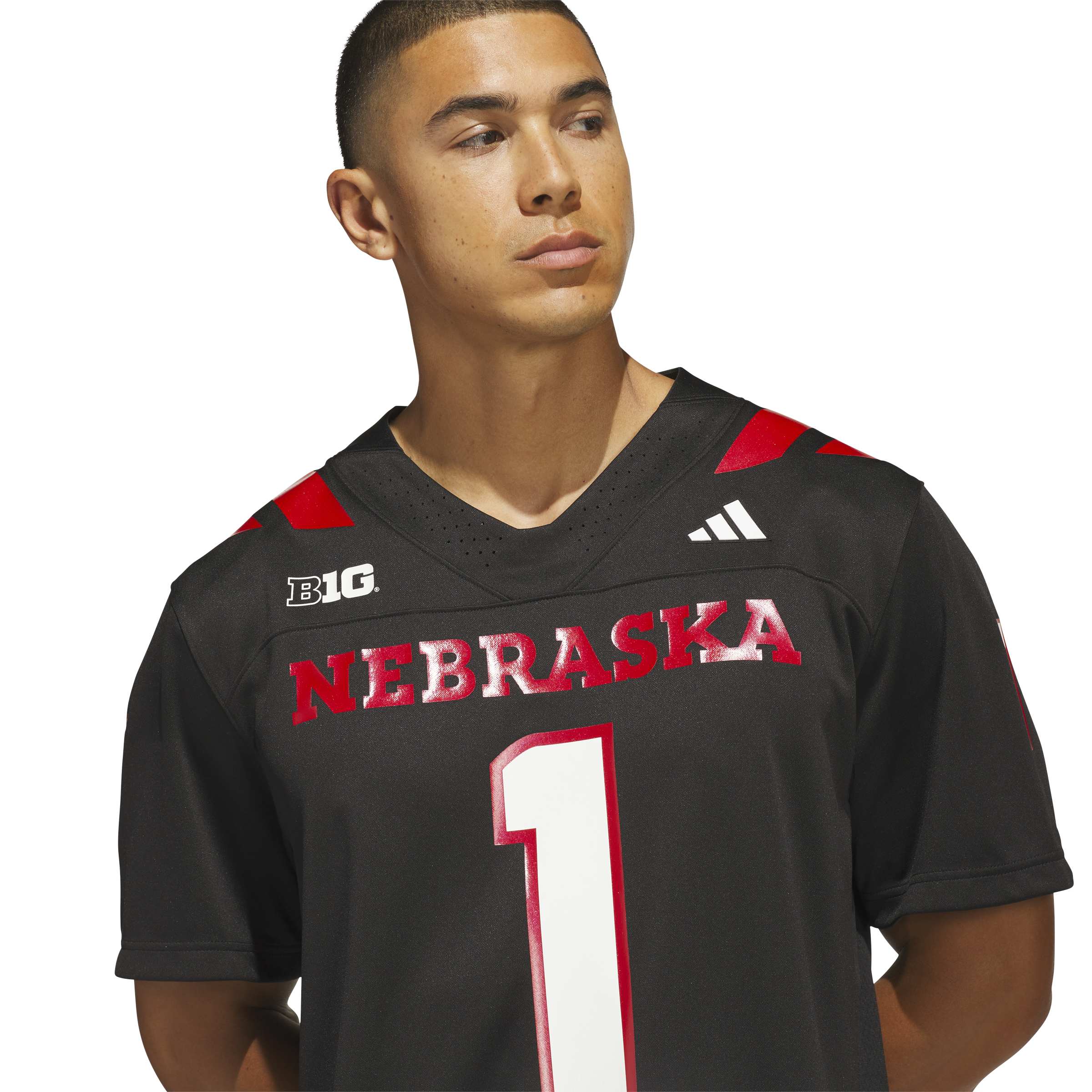 PRE-ORDER Adidas 2026 BLACKOUT Strategy Jersey - Nebraska Cornhuskers