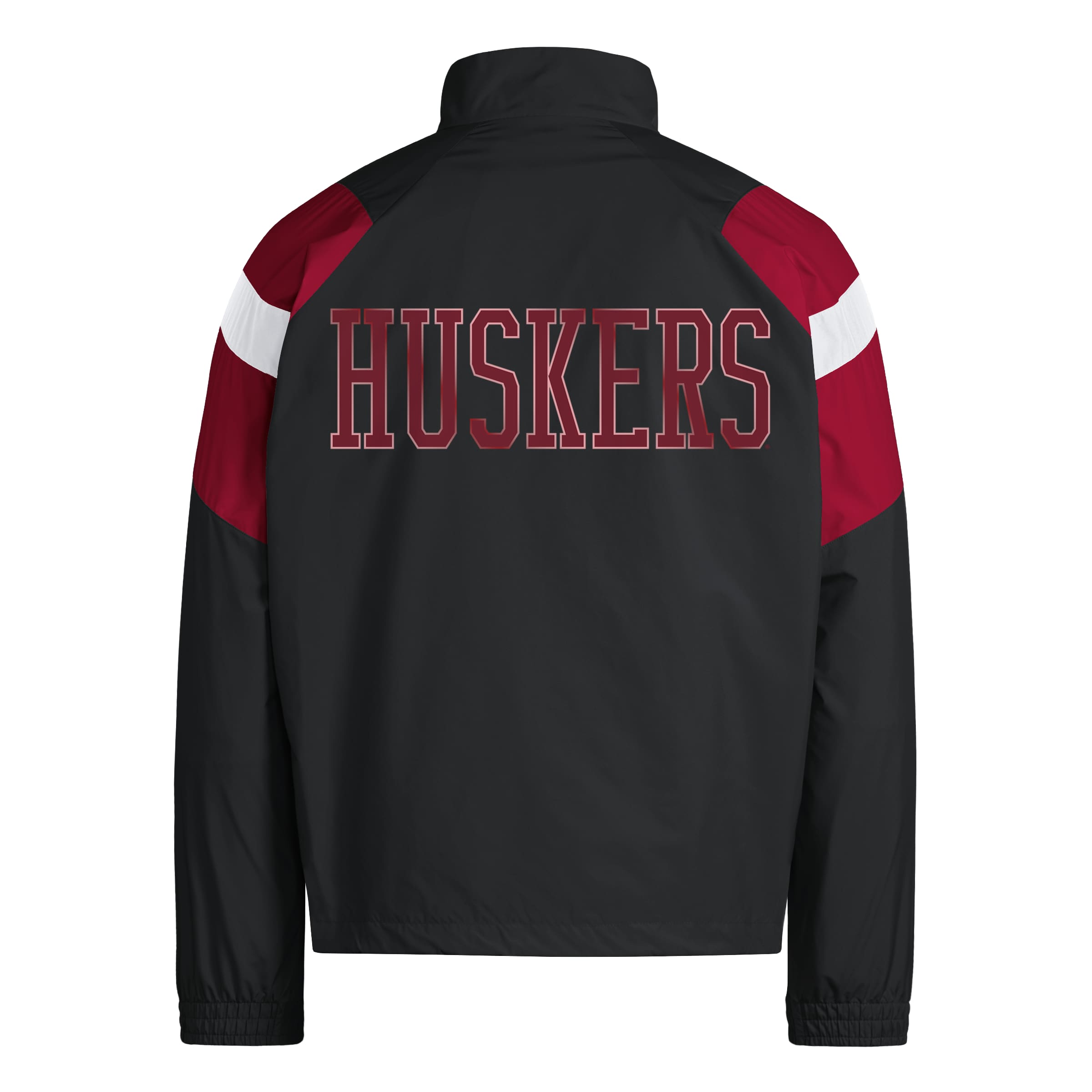 PRE-ORDER Adidas 2026 BLACKOUT Woven Track Jacket - Nebraska Cornhuskers