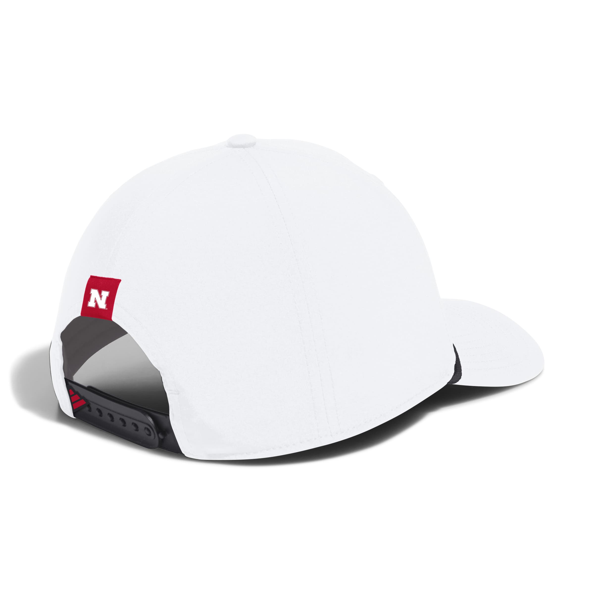 White Adidas Golf Tour Snapback Hat - Nebraska Cornhuskers