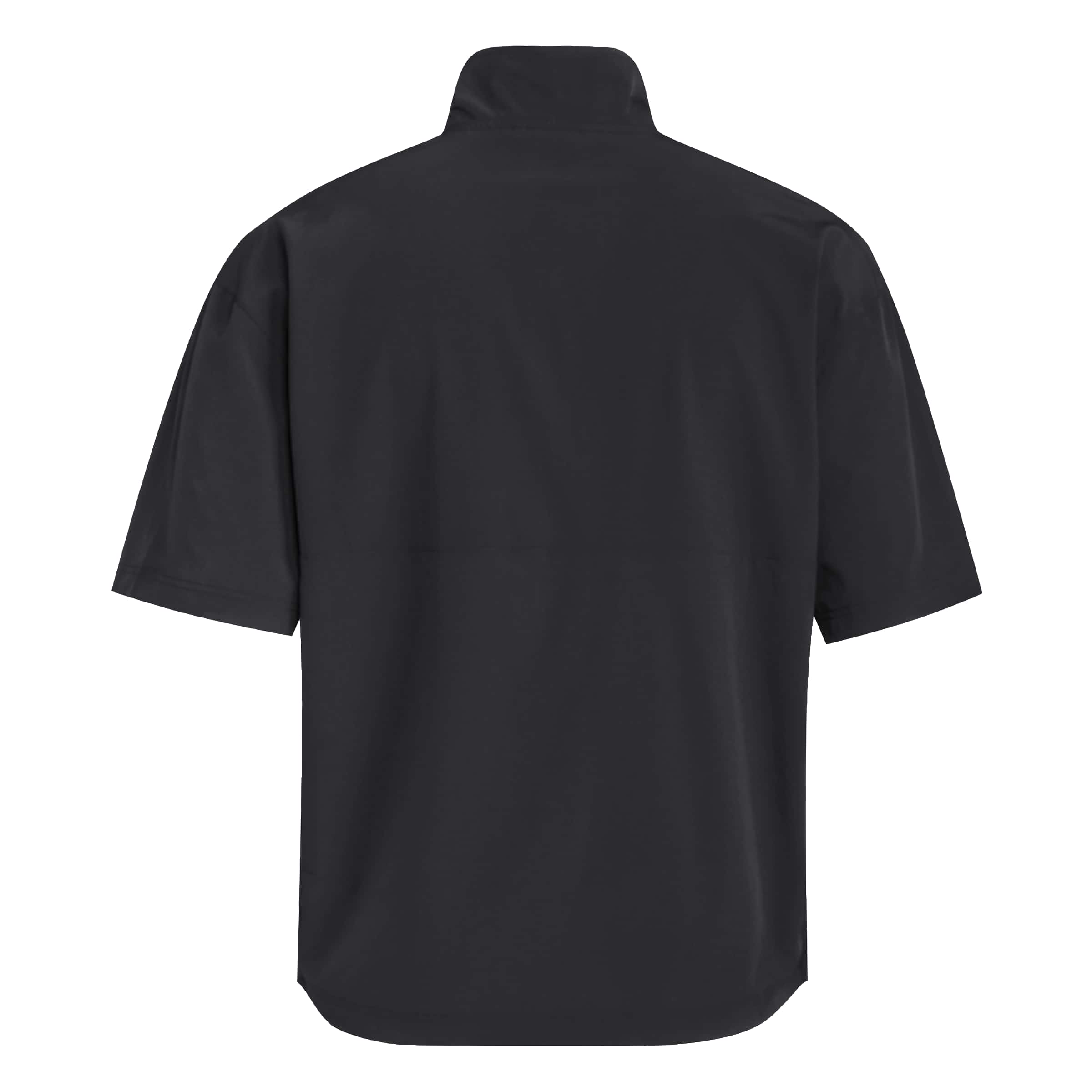 Black Adidas Men's Nebraska Short Sleeve 1/4 Zip Jacket - Nebraska Cornhuskers