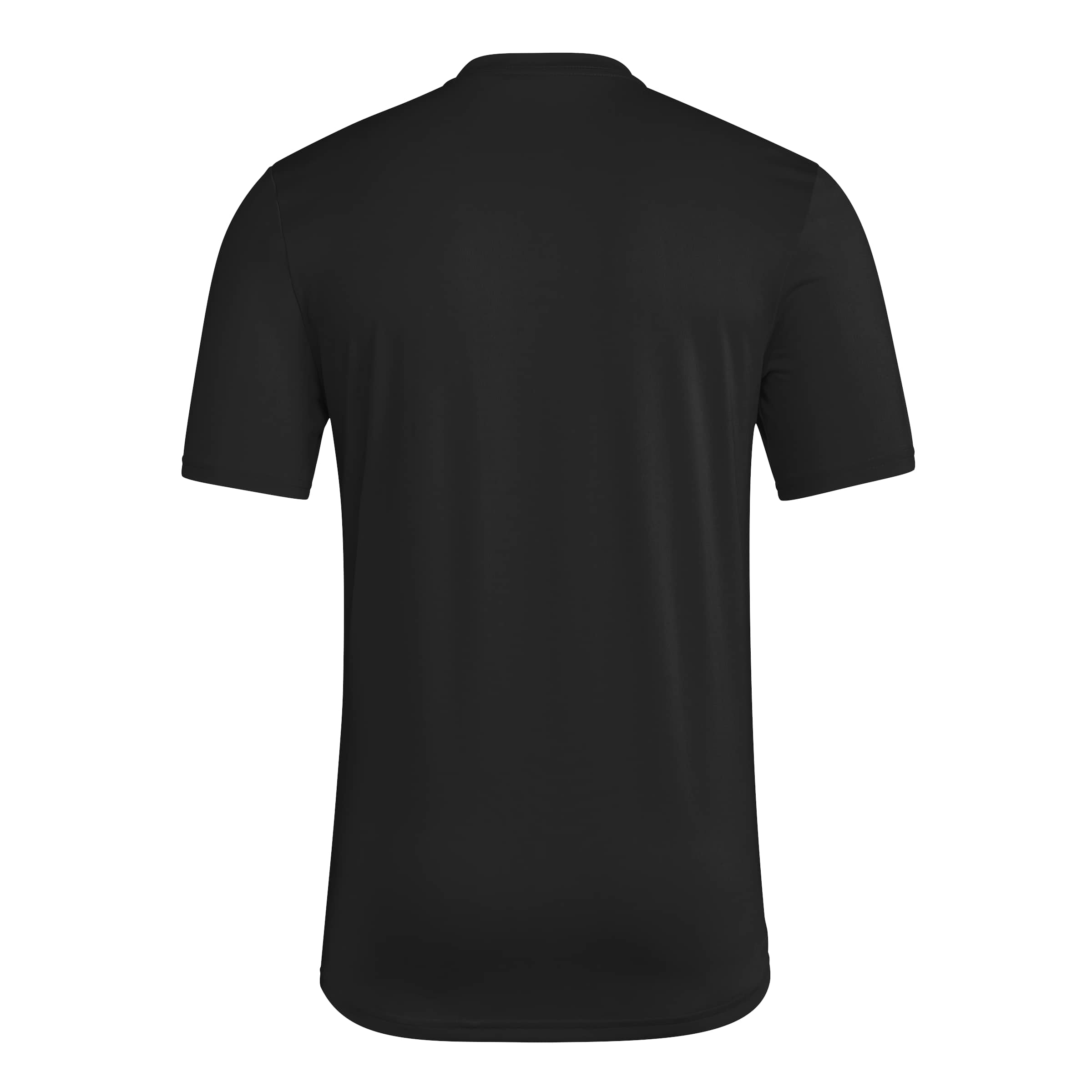 Black Adidas Men's Herbie Football Pregame Short Sleeve Tee - Nebraska Cornhuskers