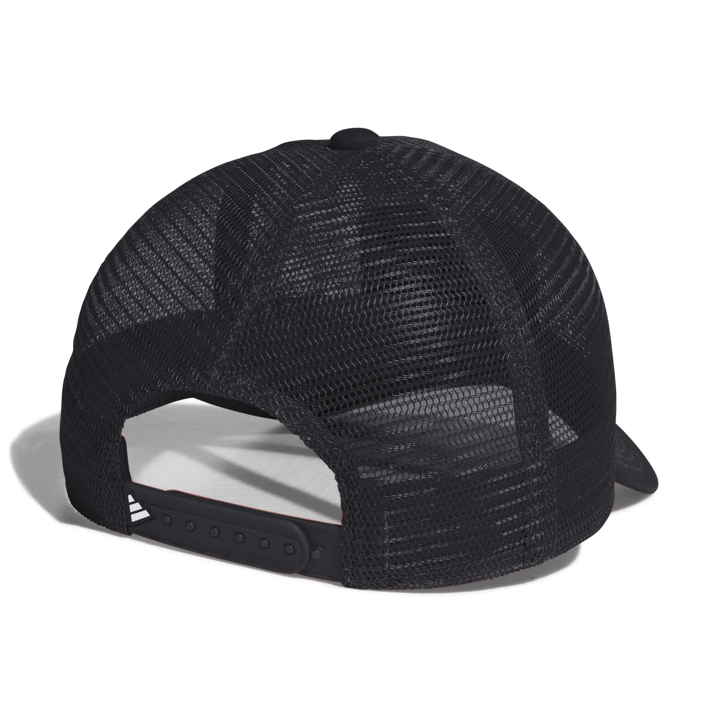 Black Adidas Full Mesh Backing Trucker Hat - Nebraska Cornhuskers