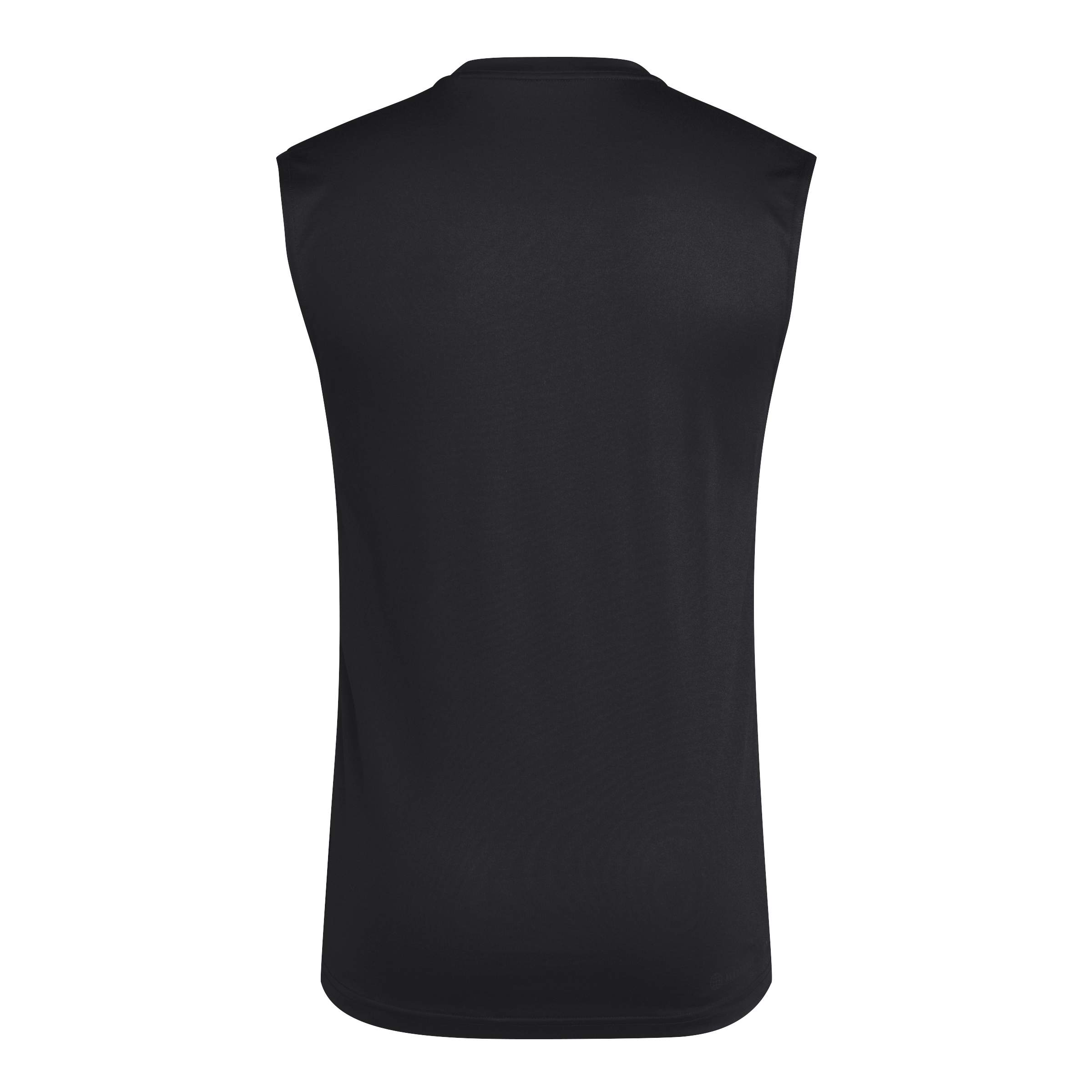 Black Adidas Men's Herbie Football Pregame Sleeveless Tee - Nebraska Cornhuskers