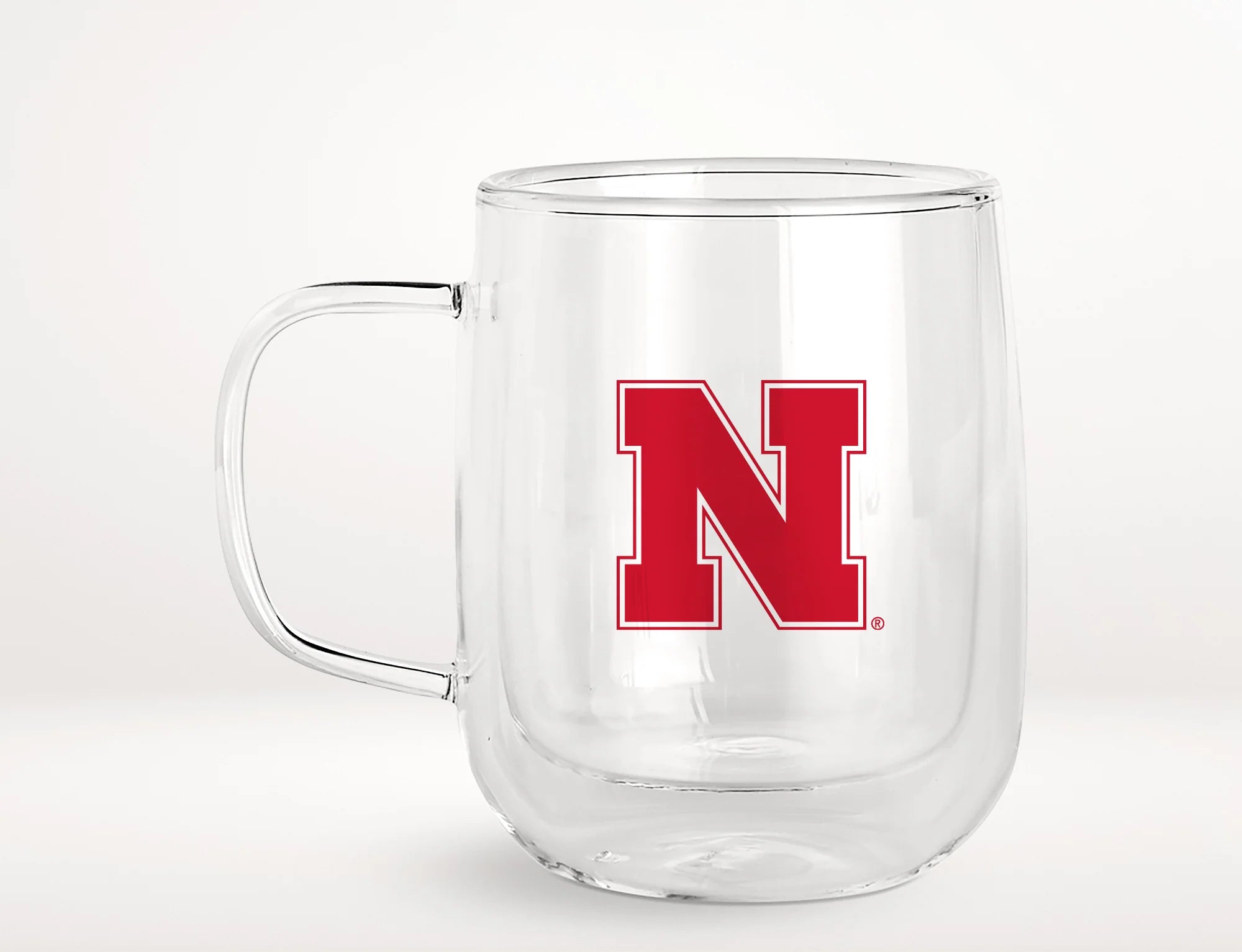 Landmark Glass Mug - Nebraska Cornhuskers