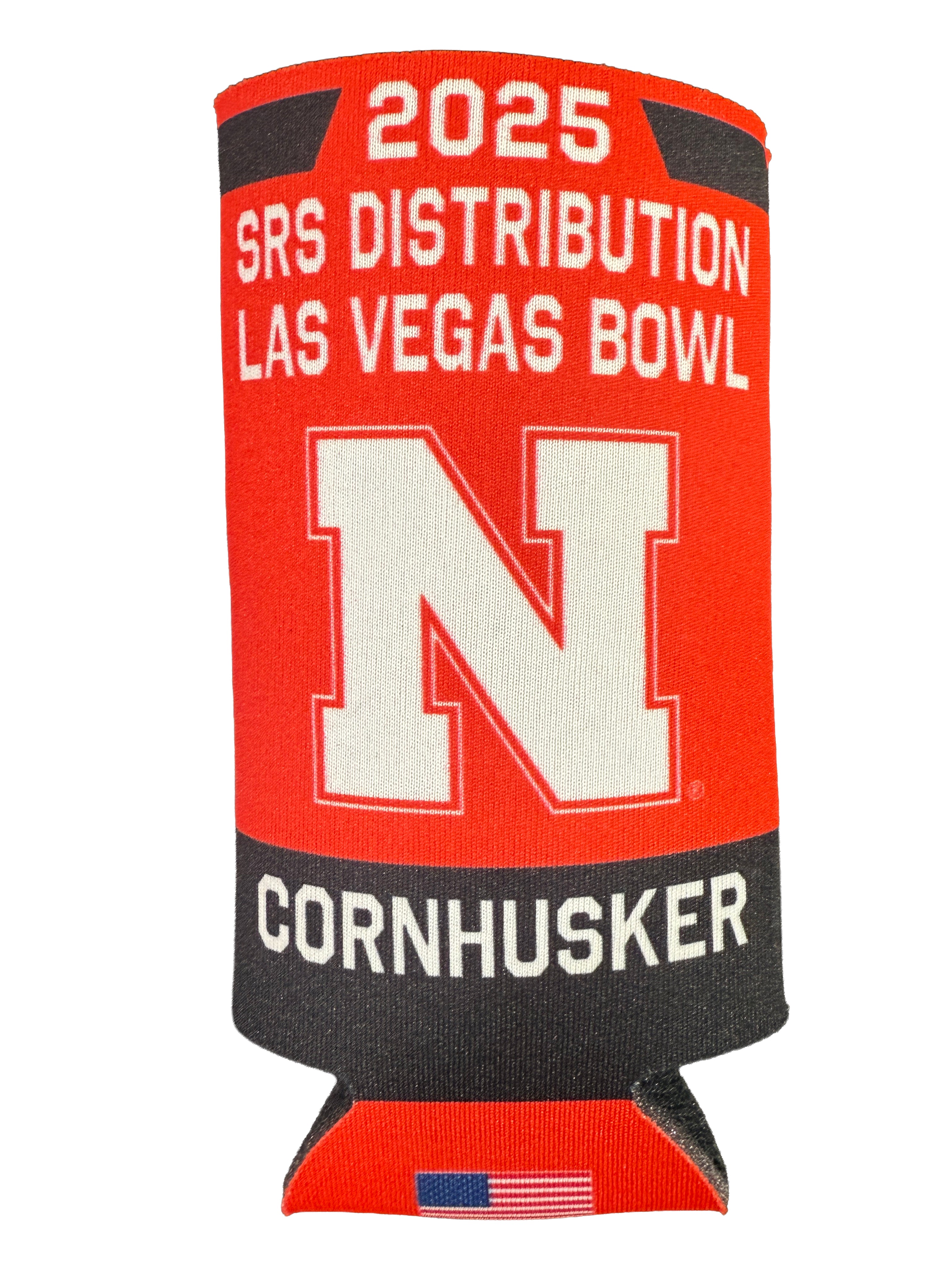 Las Vegas Bowl 2025 - 2-Sided Slim Can Koozie - Nebraska Cornhuskers
