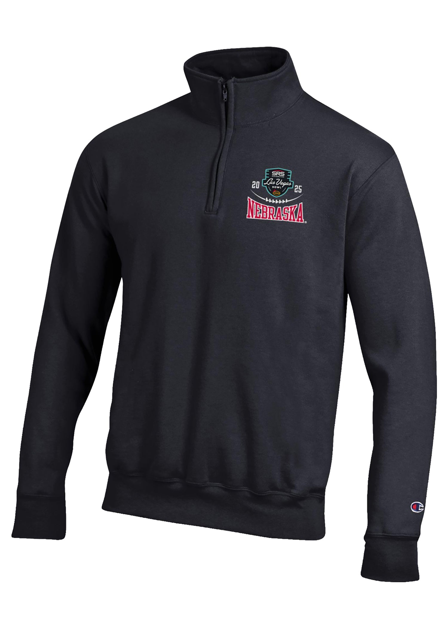 Las Vegas Bowl 2025 - Black 1/4 Zip - Nebraska Cornhuskers