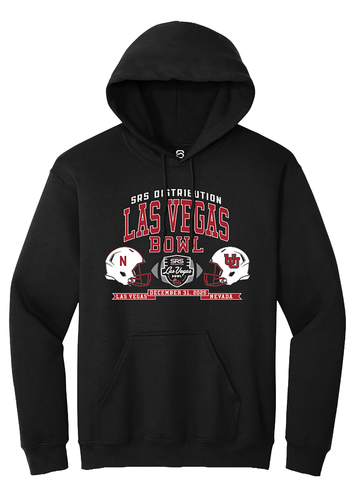 Las Vegas Bowl 2025 - Black Ribbon Hoodie - Nebraska Cornhuskers