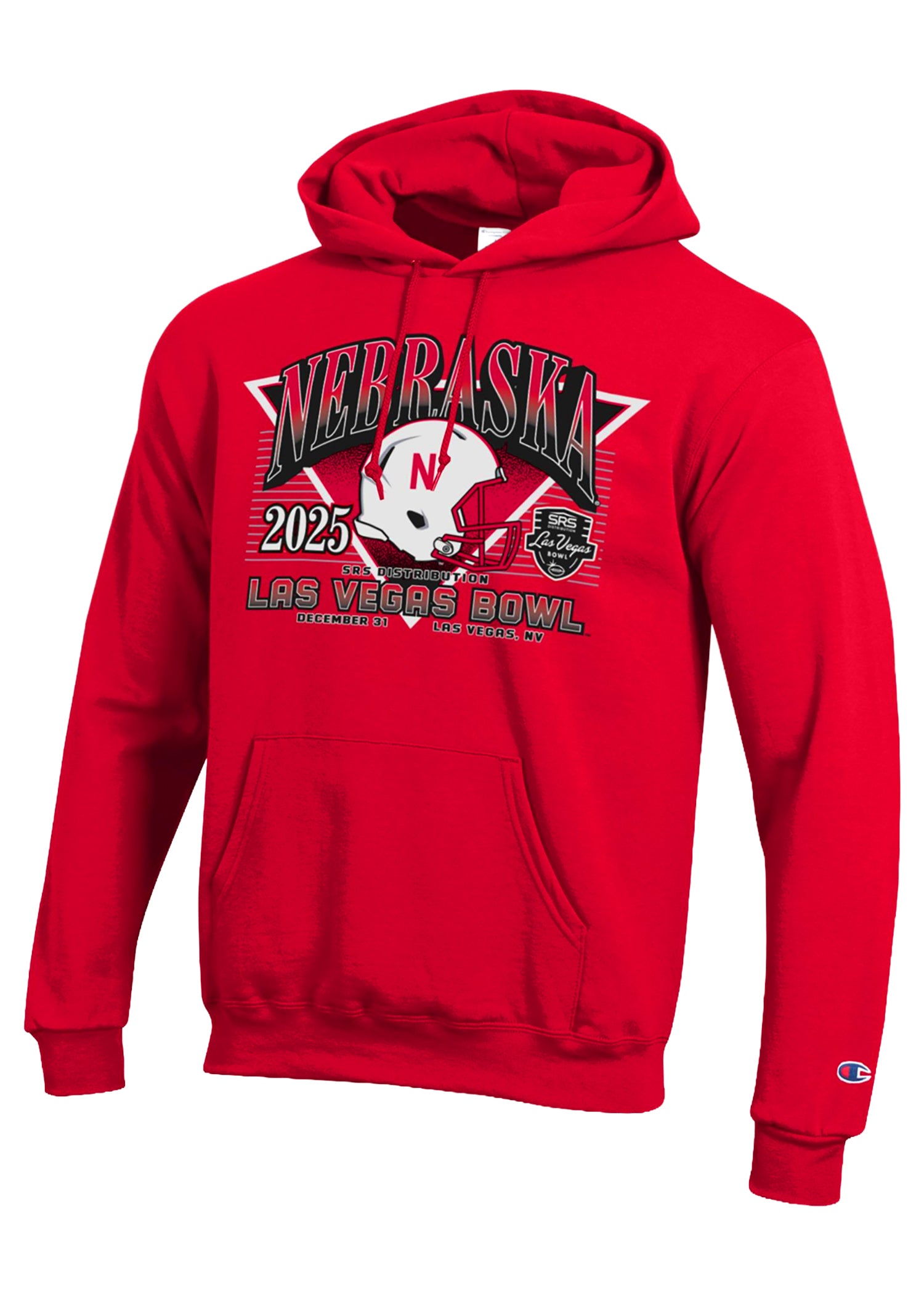 Las Vegas Bowl 2025 - Red Diamond Hoodie - Nebraska Cornhuskers