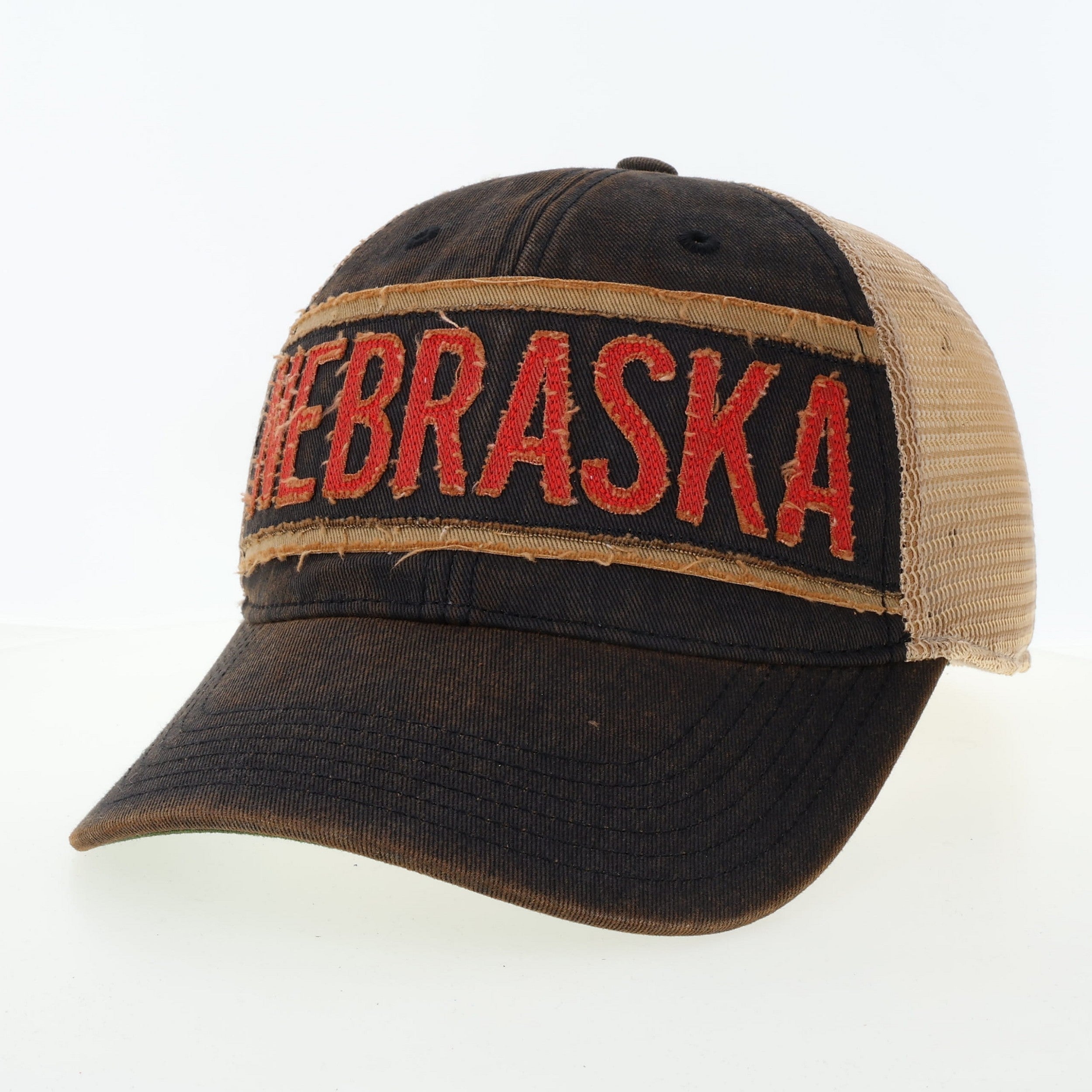 Legacy Trucker Nebraska Hat, Curved Bill, Snapback - Nebraska Cornhuskers