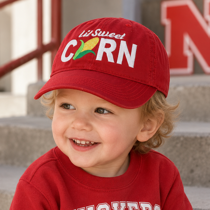 Lil' Sweet Corn Toddler Hat - Nebraska Cornhuskers