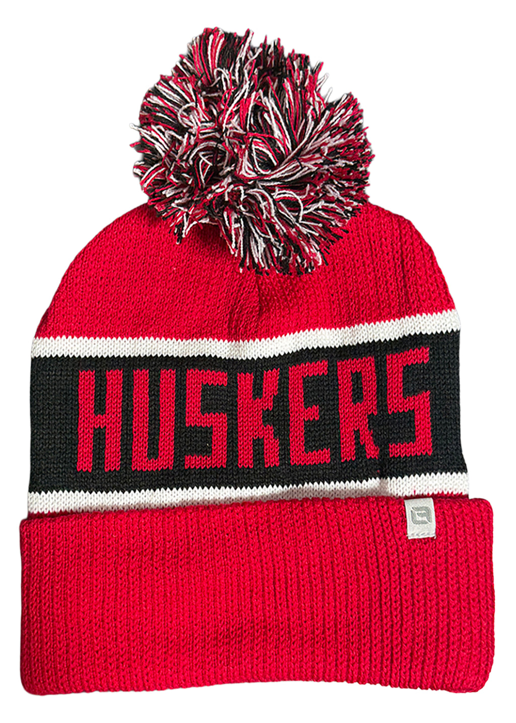 Nebraska Huskers Pom Cuff Beanie