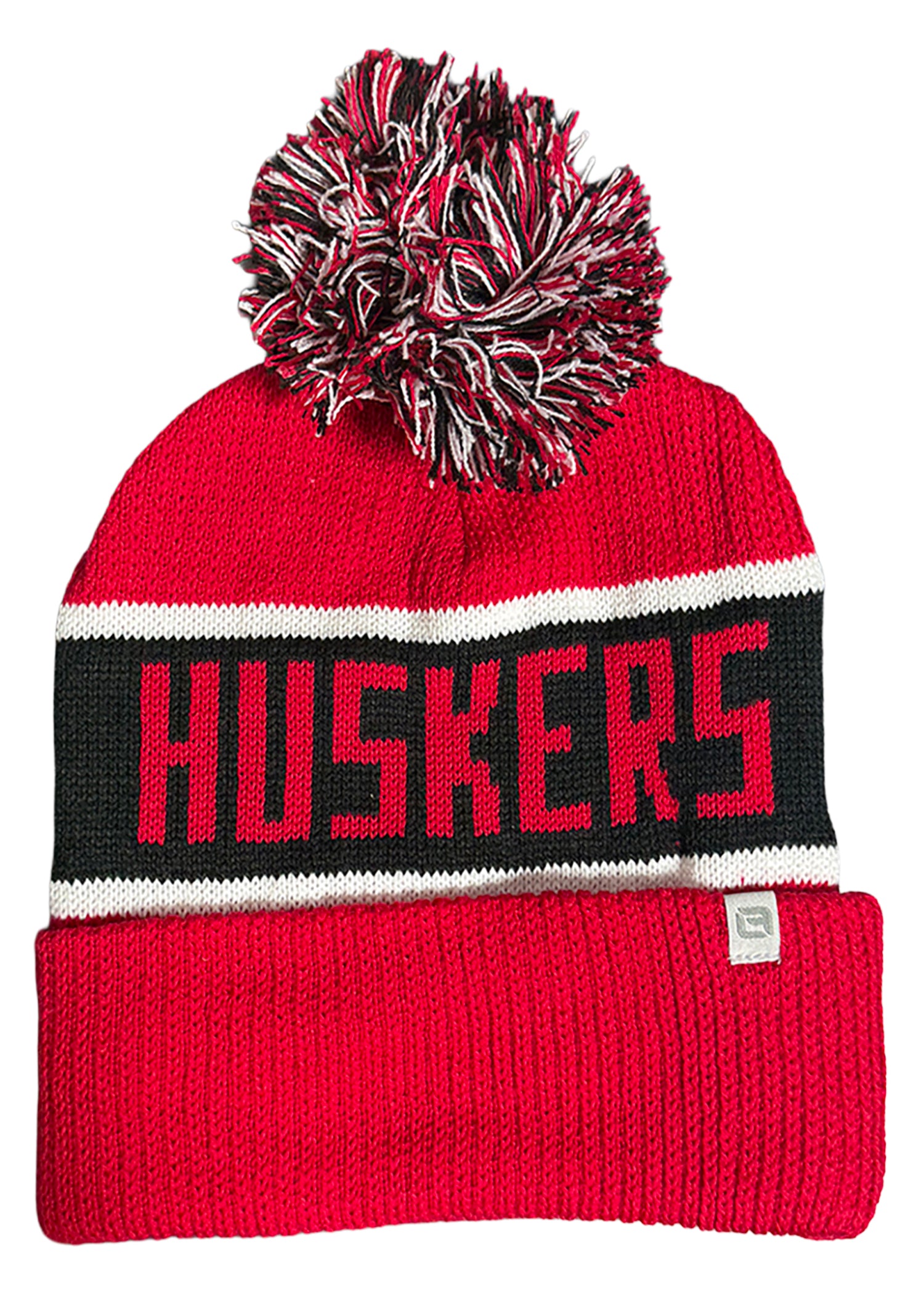 Nebraska Huskers Pom Cuff Beanie