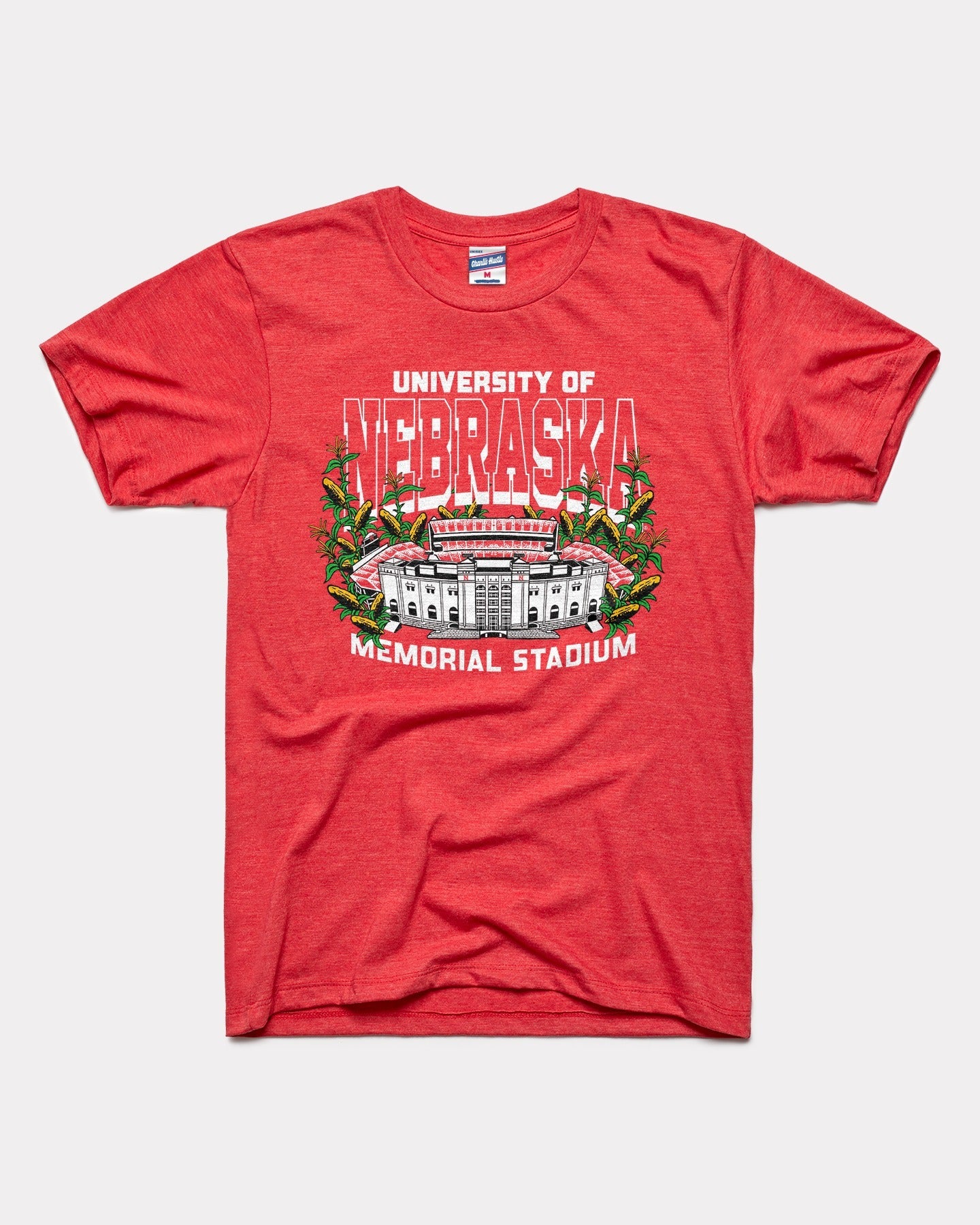 Memorial Stadium Red Tee - Nebraska Cornhuskers