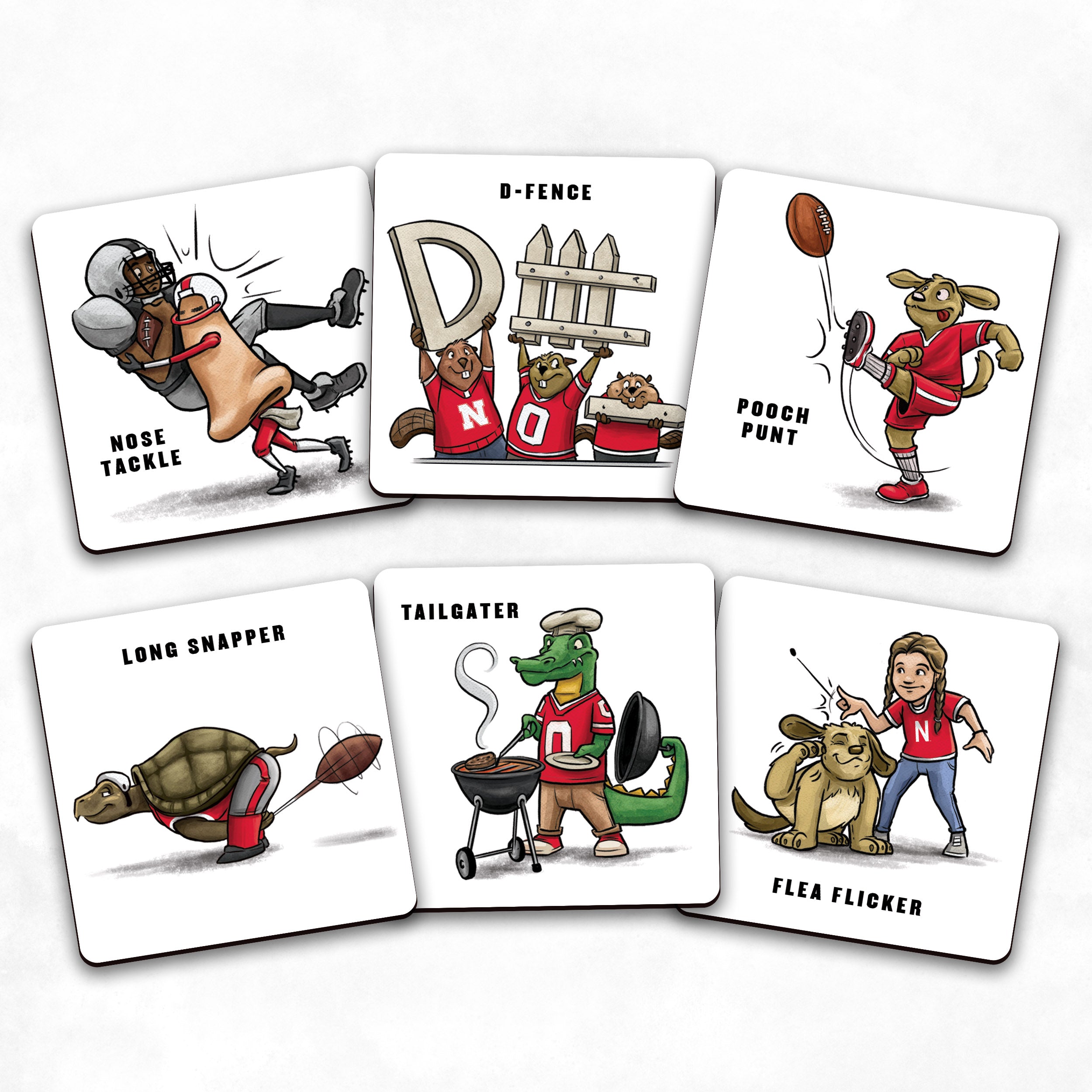 Memory Match Game - Nebraska Cornhuskers