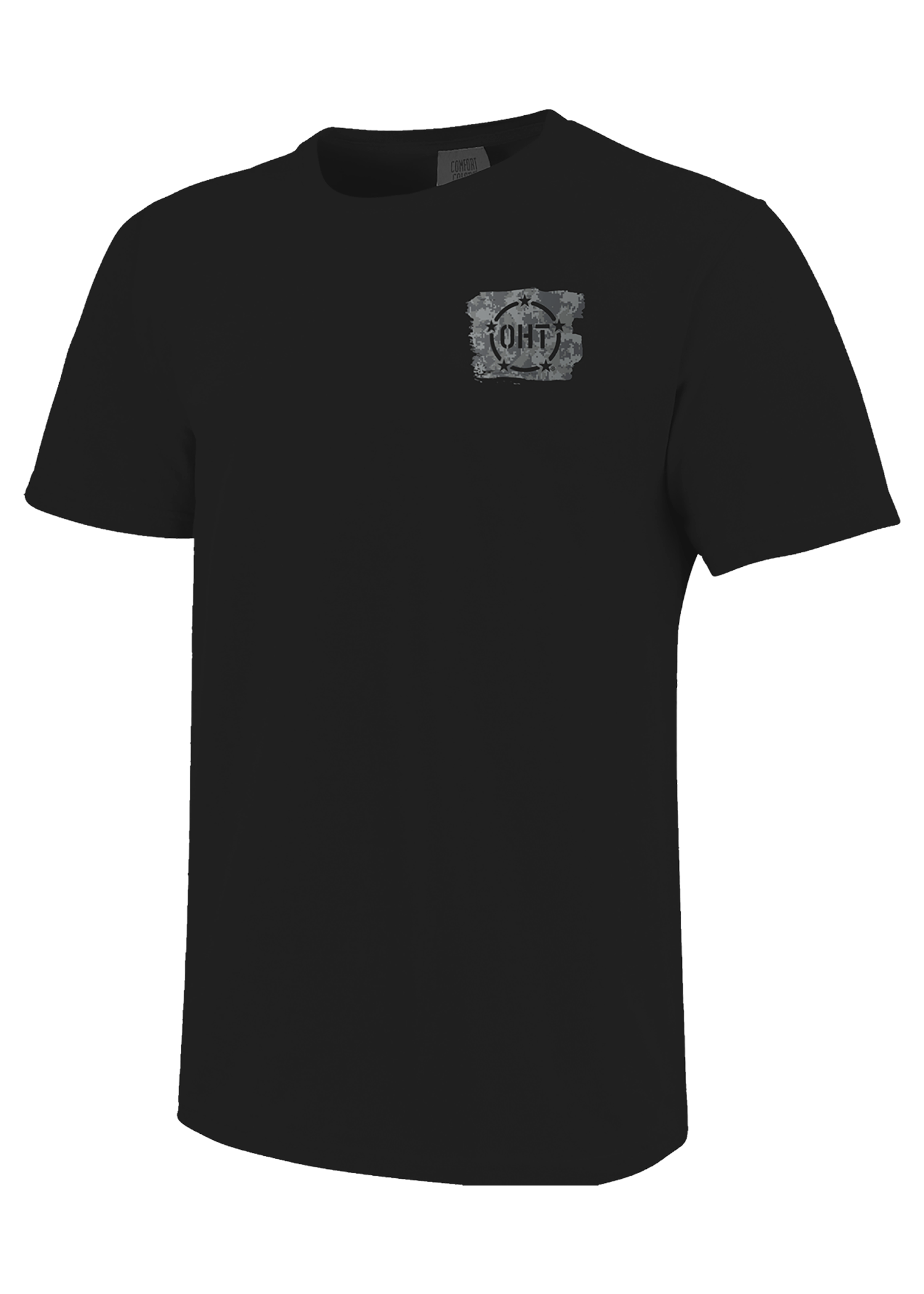 Black Men’s Short Sleeve T-Shirt – OHT Nebraska Support Flag