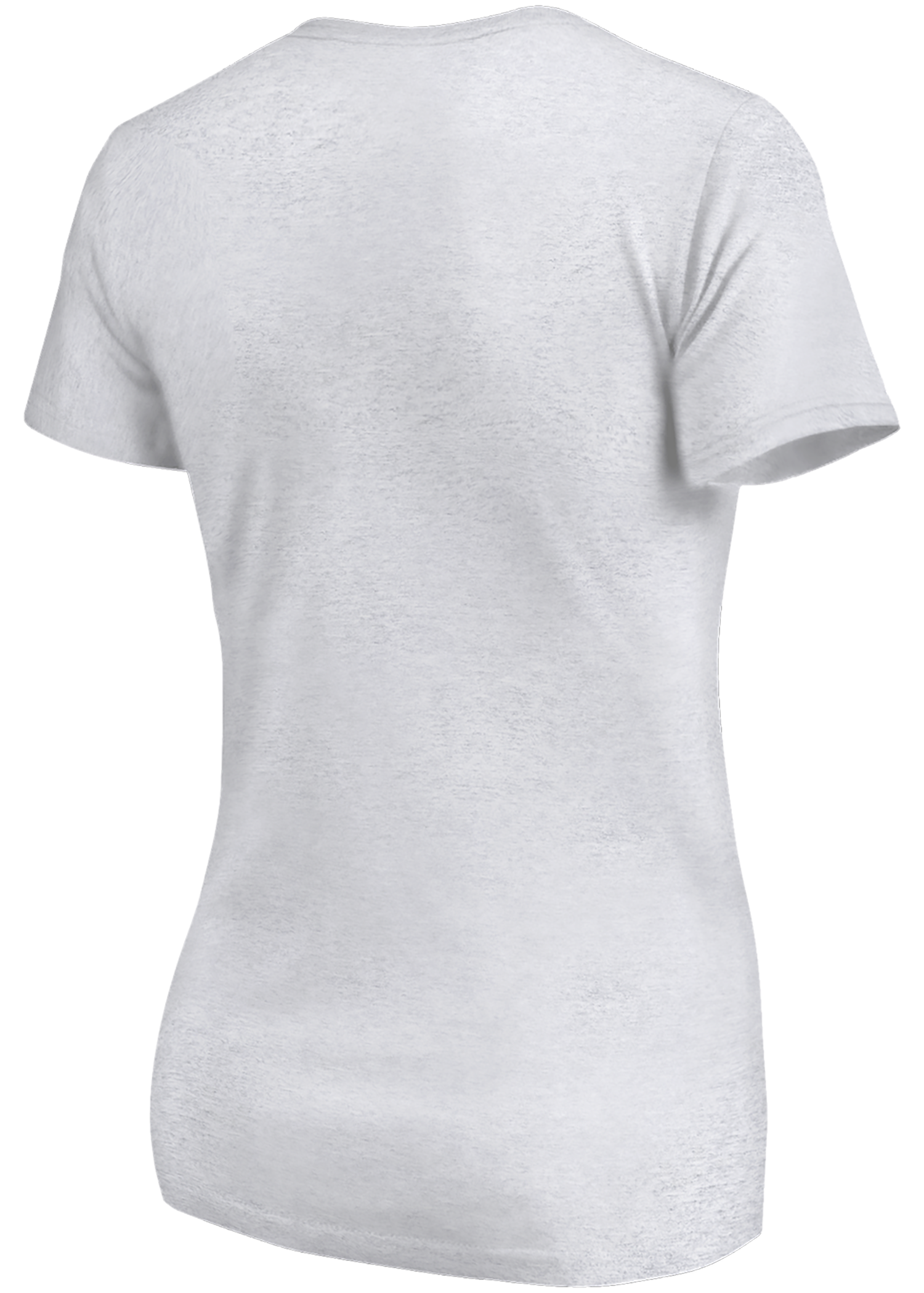 Women’s Heather Grey Short Sleeve T-Shirt – Stacked Nebraska Script Design