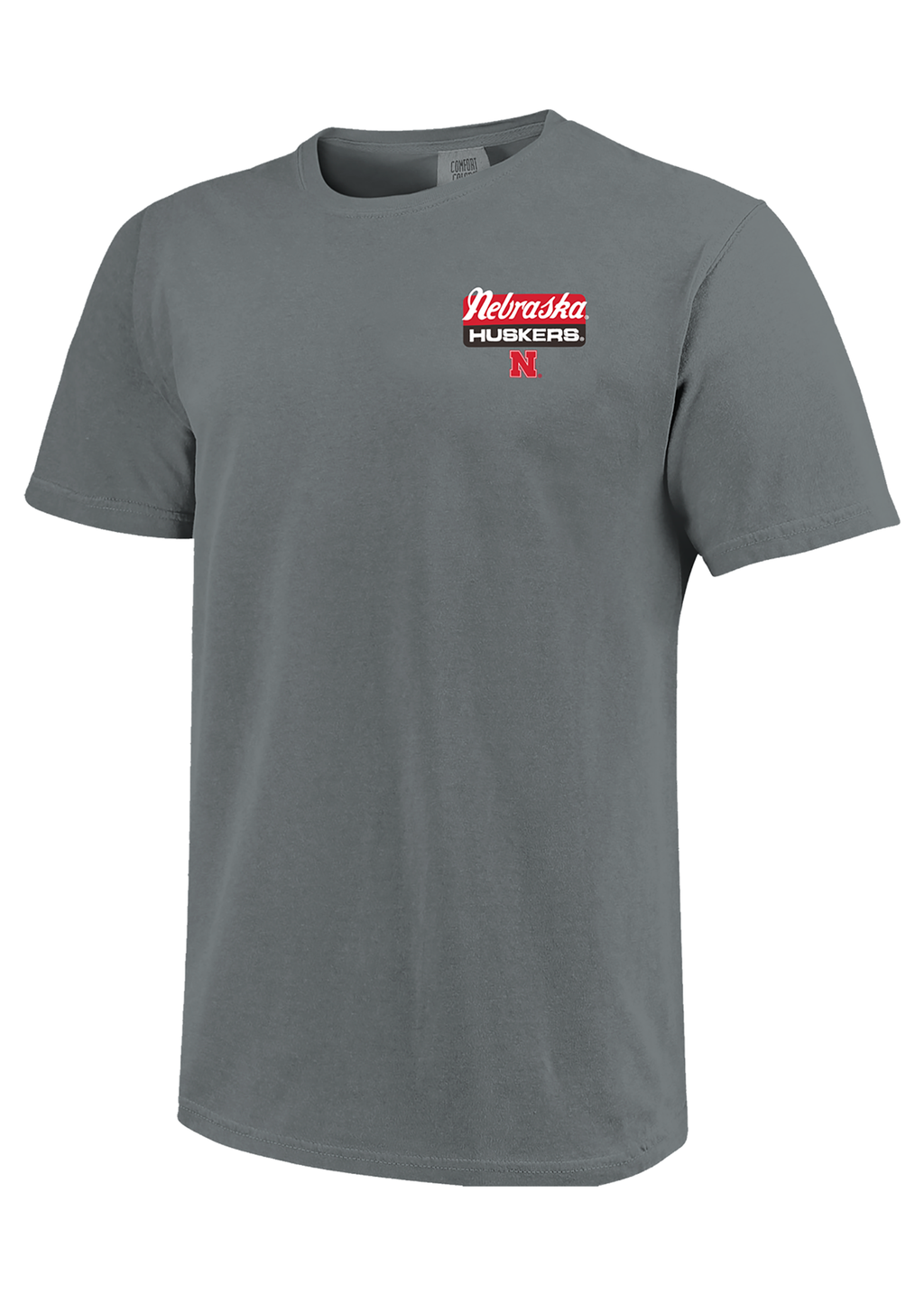 Gray Men’s Short Sleeve T-Shirt – Cornfield & Stadium Graphic