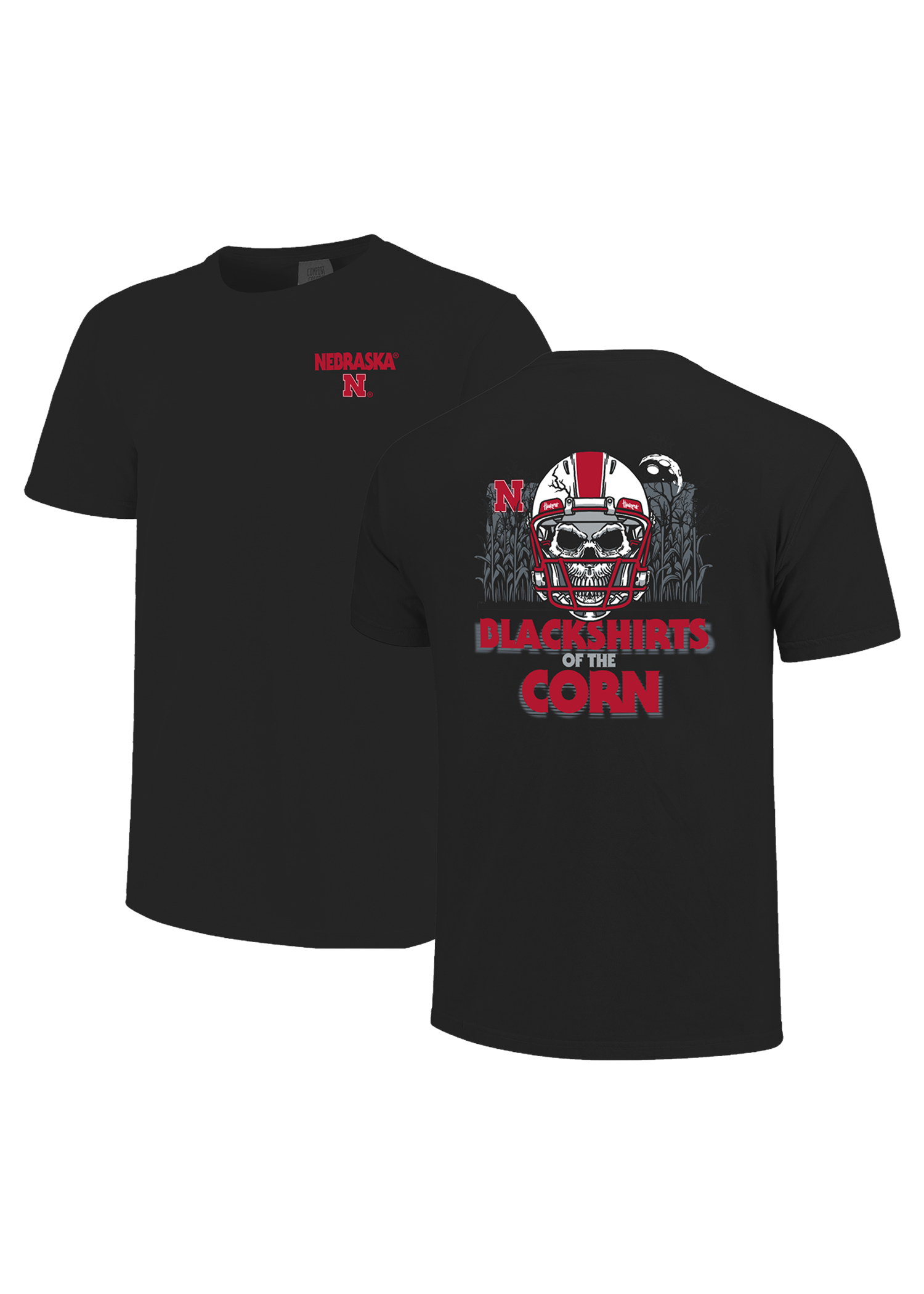 Black Men’s Short Sleeve T-Shirt – Blackshirts of the Corn Graphic