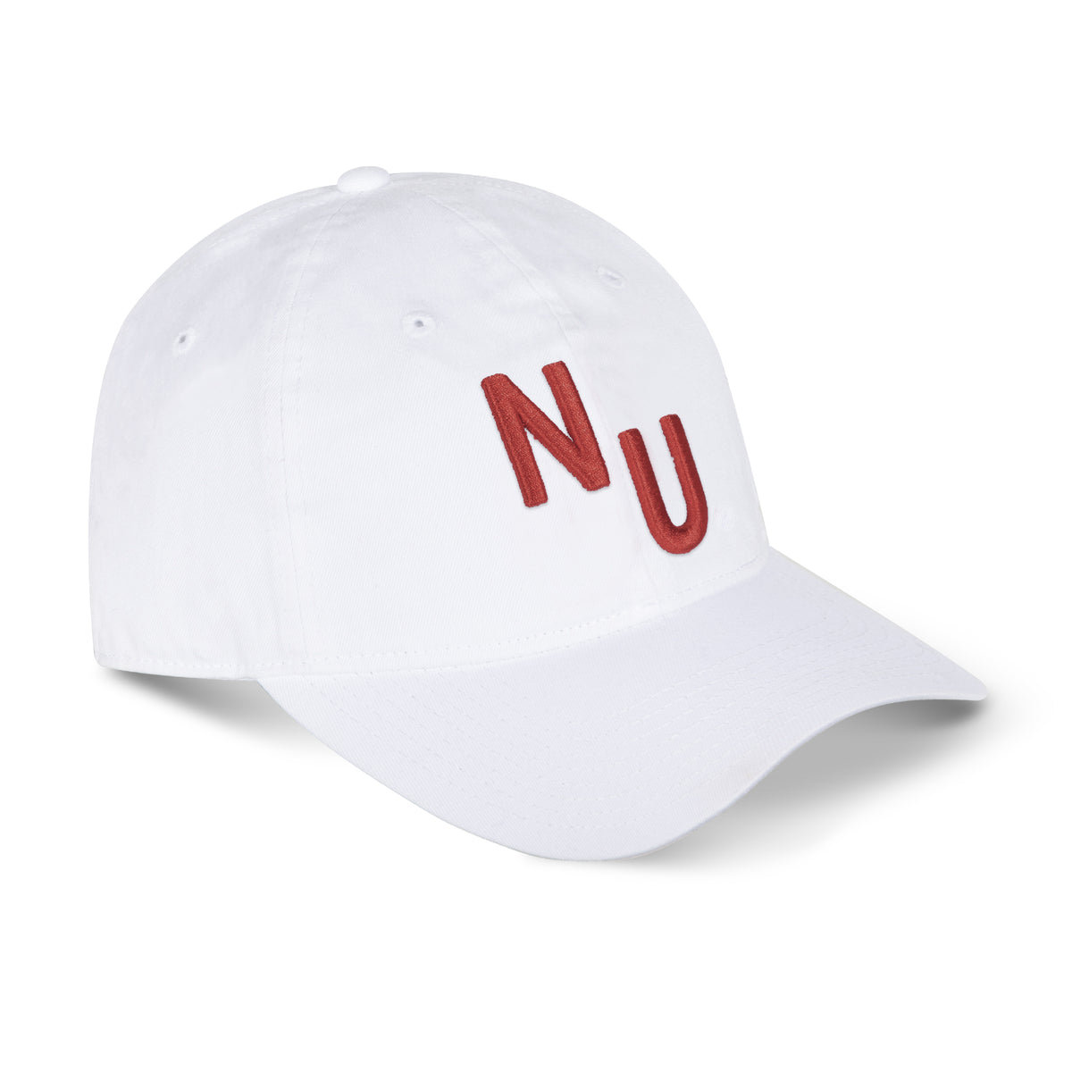 Retro Brand White NU Hat, Curved Bill, Strapback - Nebraska Cornhuskers
