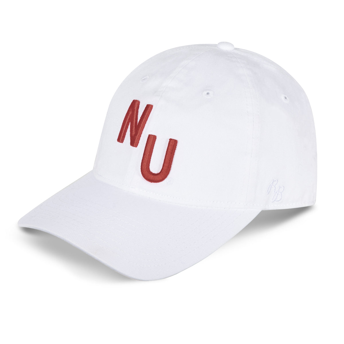 Retro Brand White NU Hat, Curved Bill, Strapback - Nebraska Cornhuskers