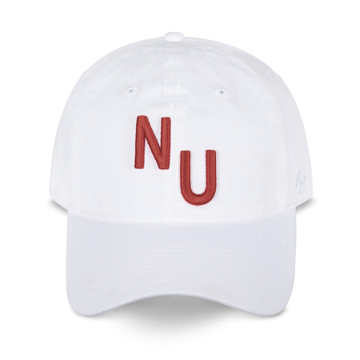 Retro Brand White NU Hat, Curved Bill, Strapback - Nebraska Cornhuskers
