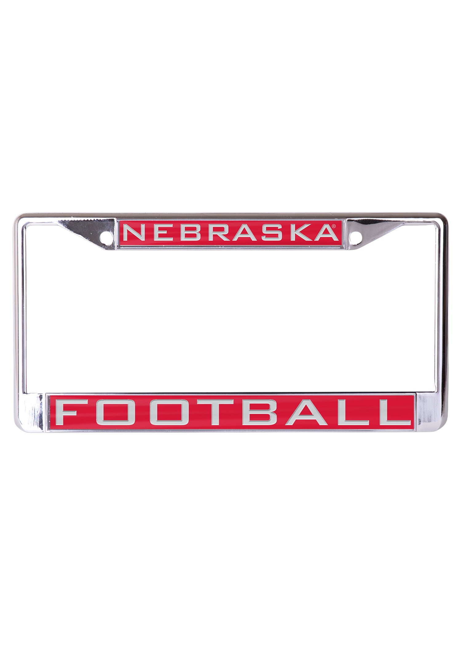 Nebraska Football Metal License Plate Frame