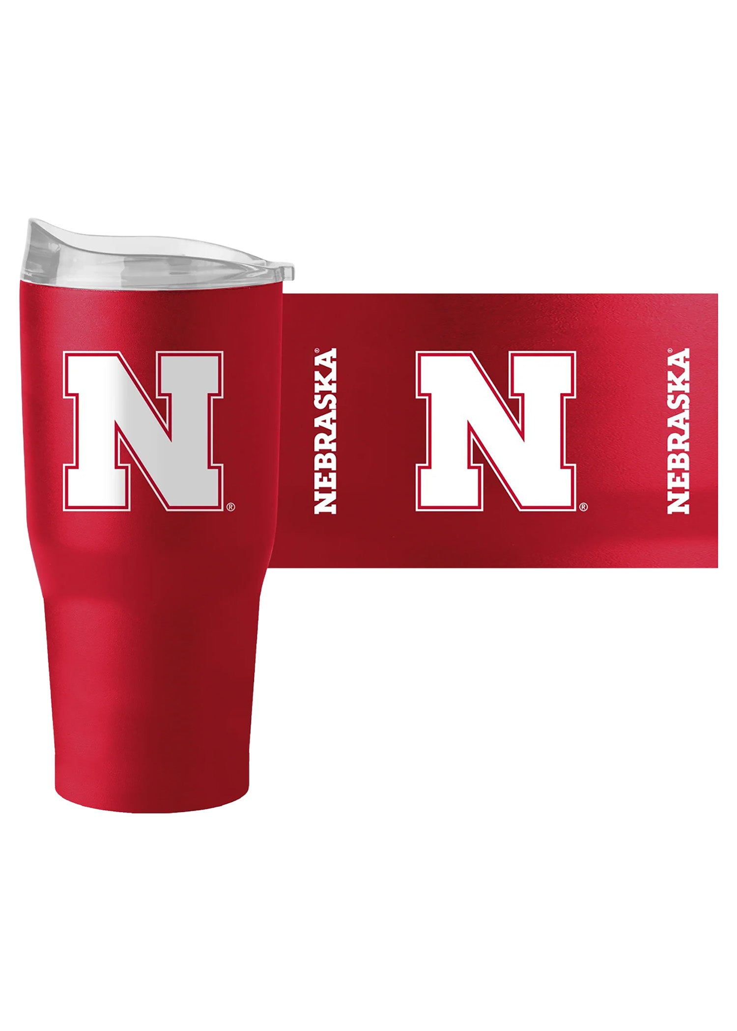 Nebraska 30oz Gameday Powder Coat Tumbler