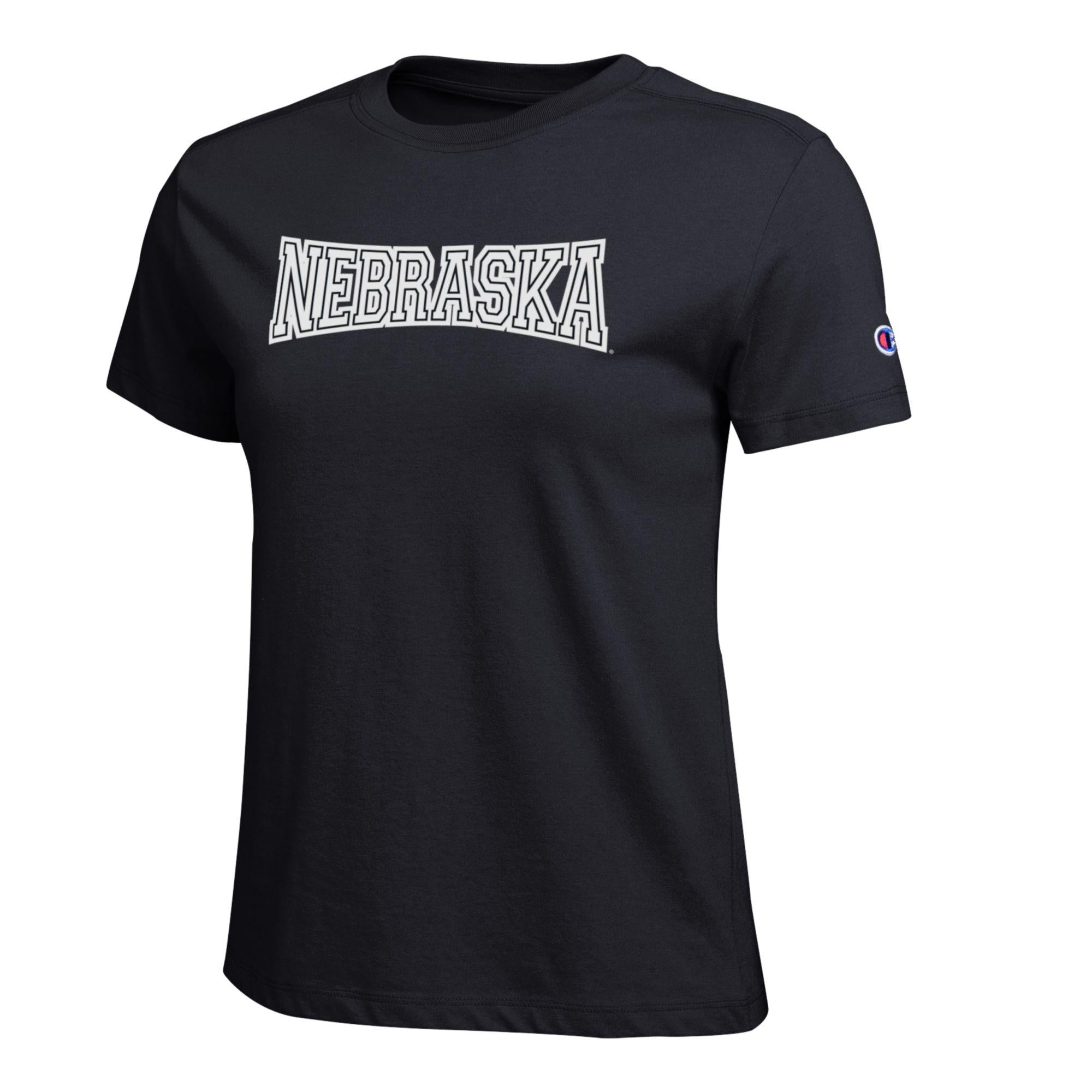Nebraska Core Short Sleeve Tee in Black - Nebraska Cornhuskers