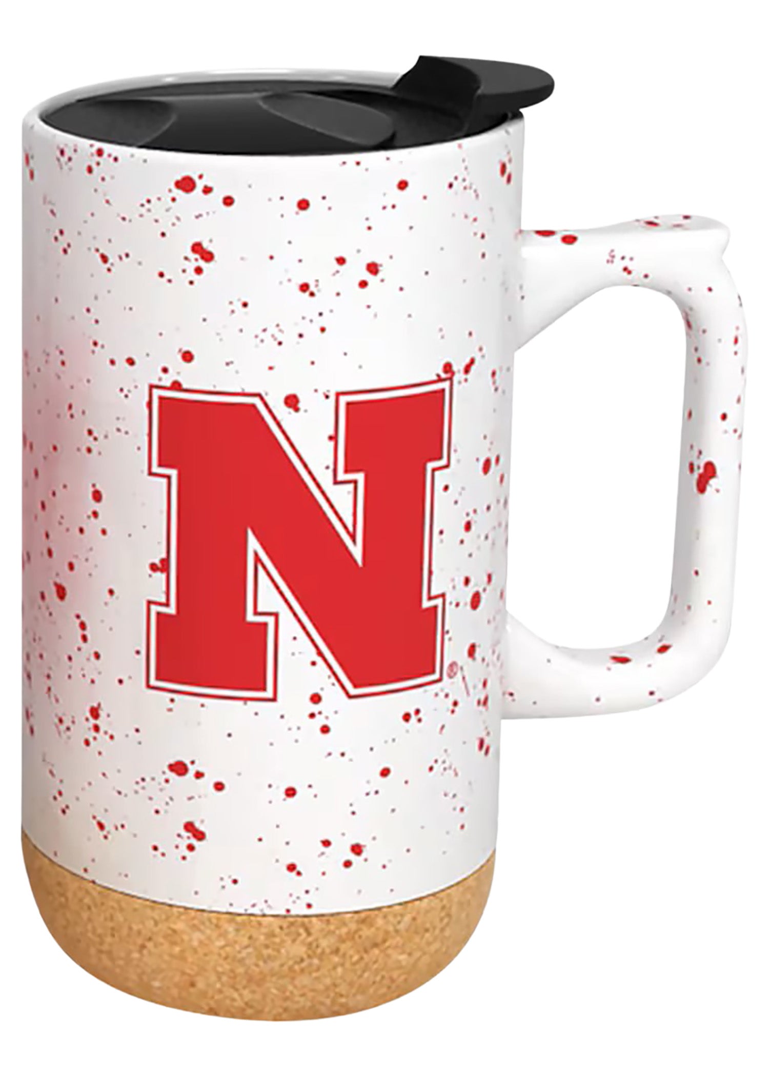 Nebraska Huskers 18oz. Speckle Cork Mug