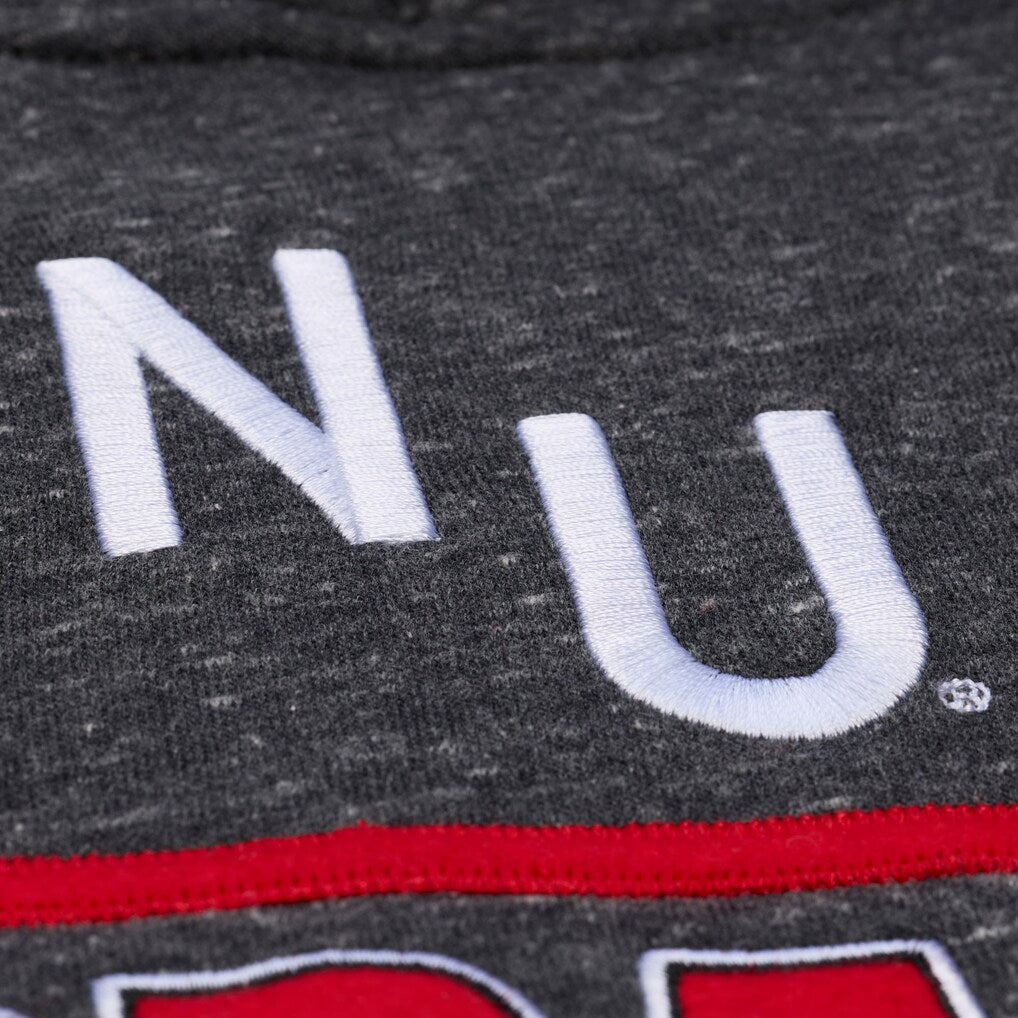 Nebraska Huskers Dark Grey Vintage Logo Fleece Hoodie