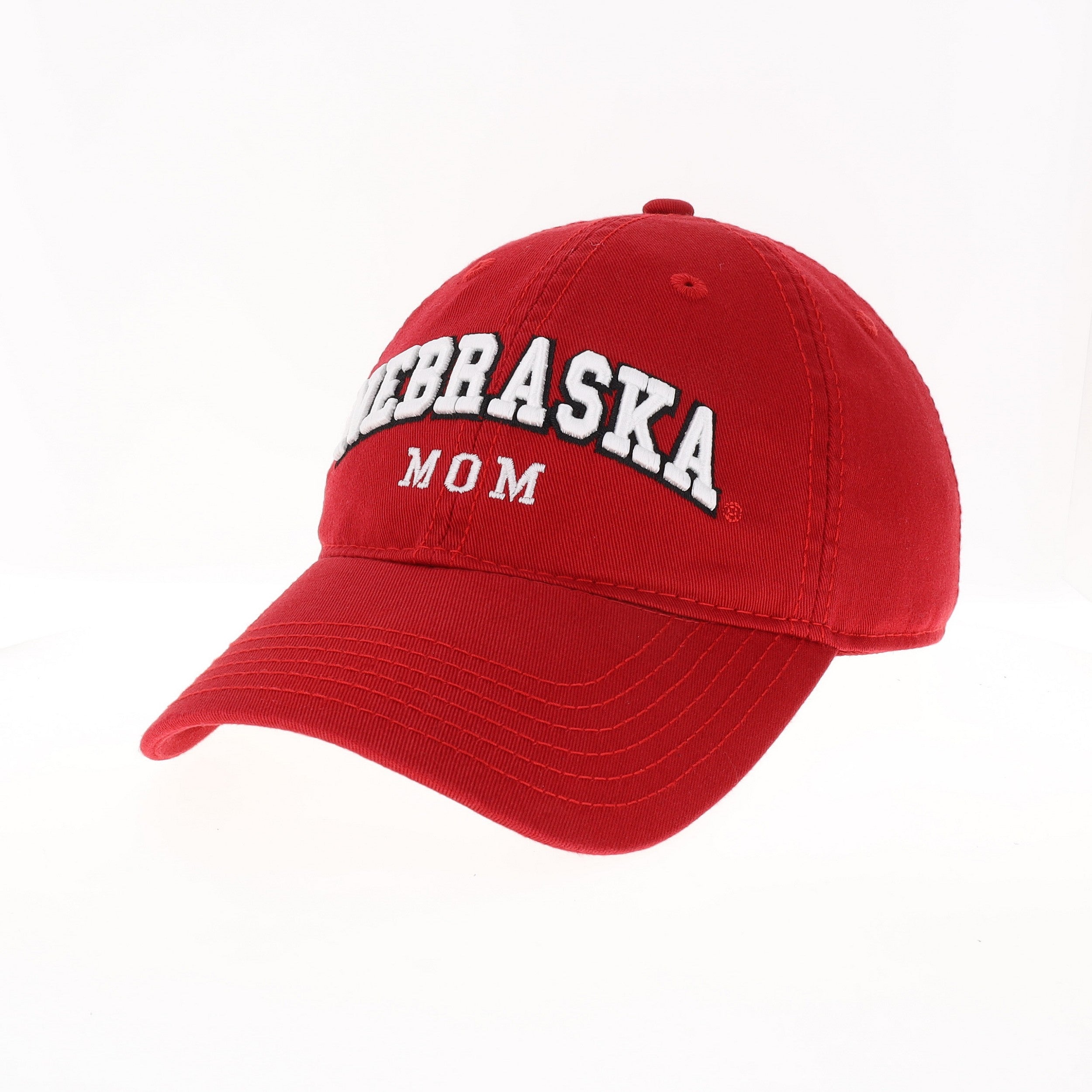 Nebraska Mom Hat, Curved Bill, Strapback - Nebraska Cornhuskers